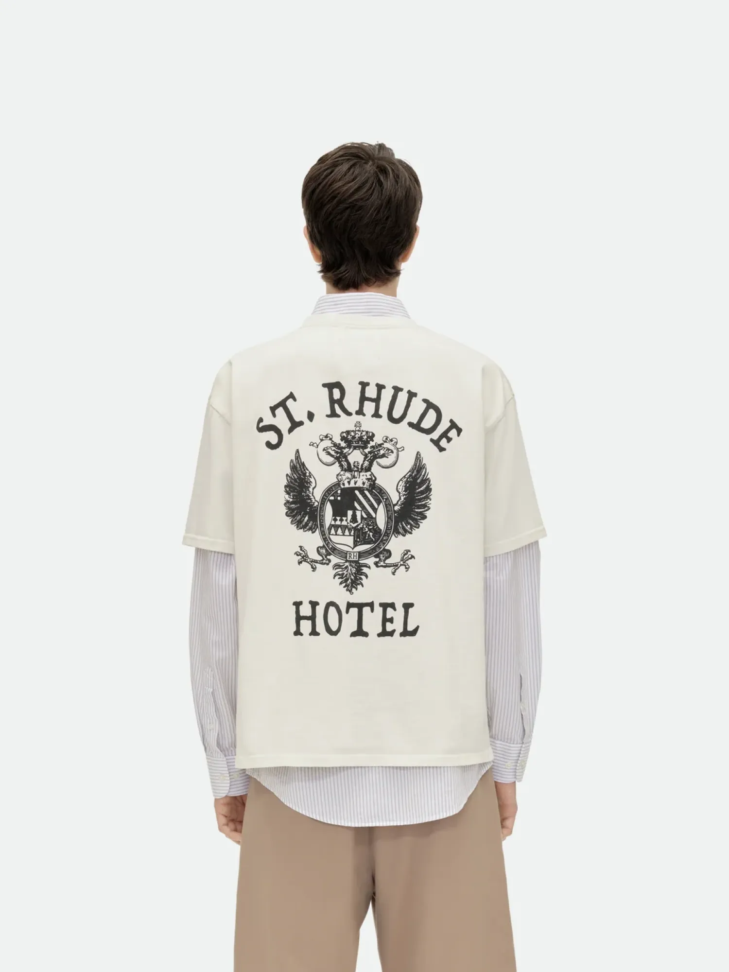 Футболка RHUDE ST. Seal Vintage White