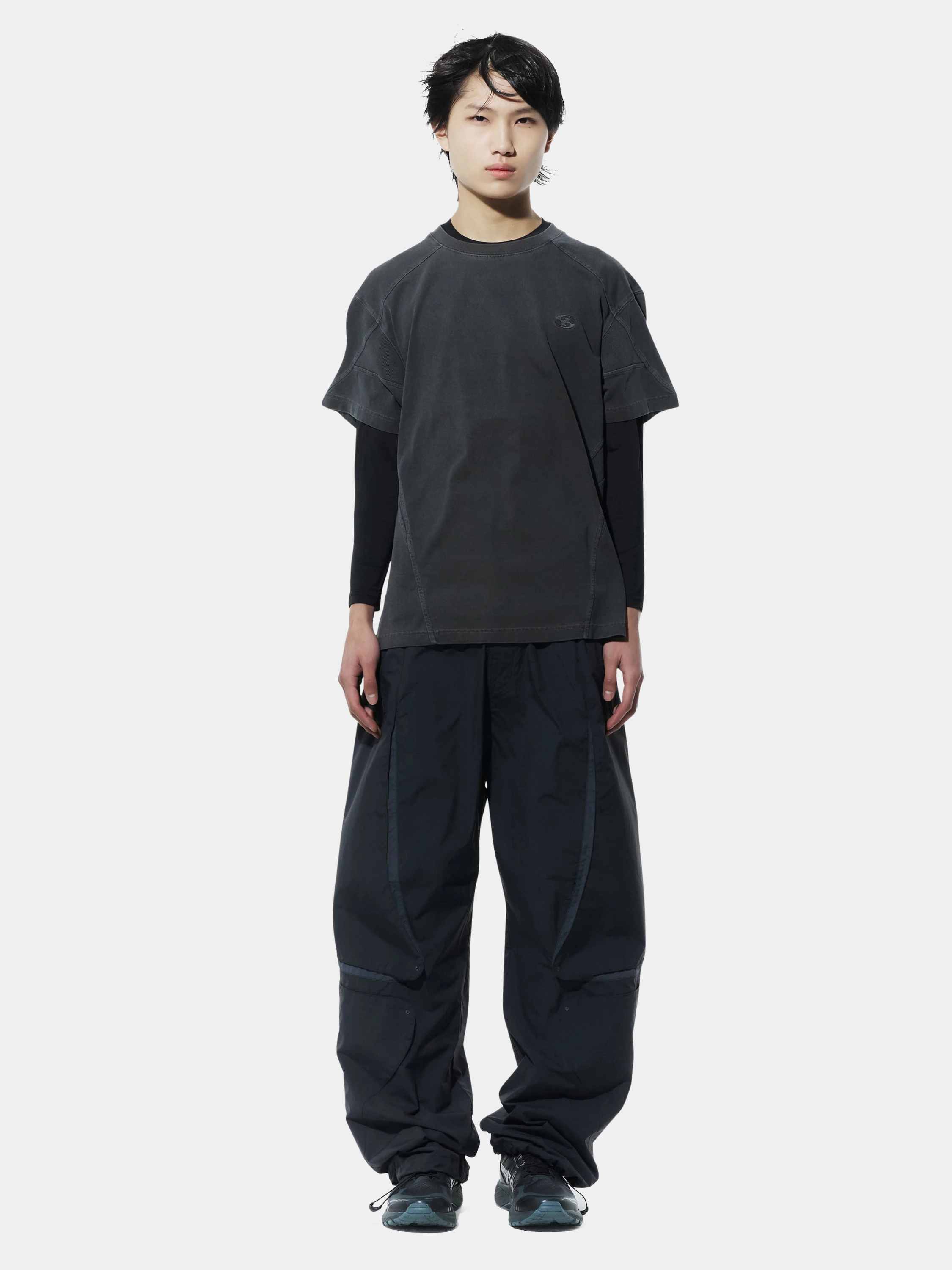 Футболка SAN SAN GEAR Rib T-shirt Dark Grey