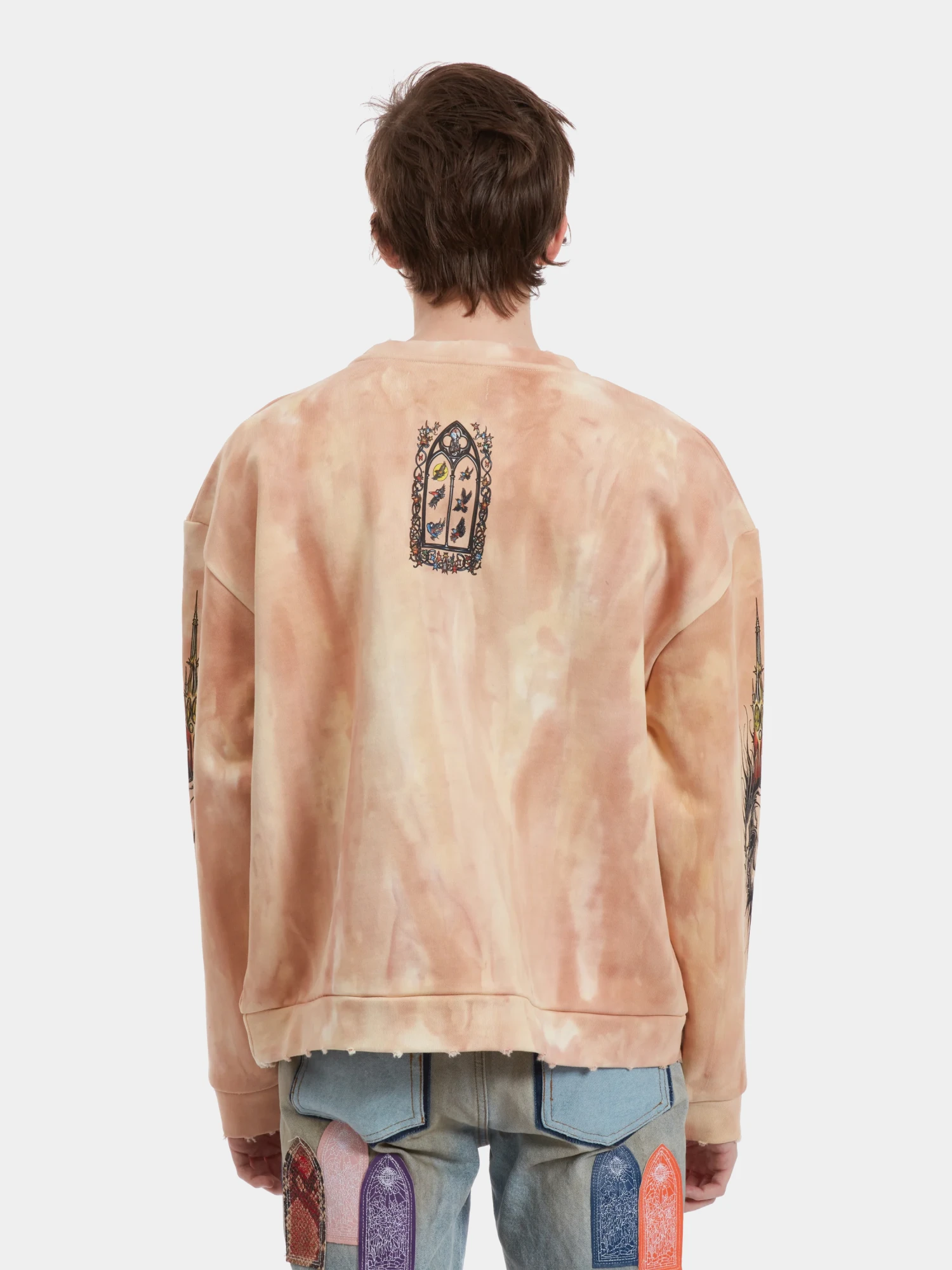 Свитшот WHO DECIDES WAR Soaring Window Crewneck Tan