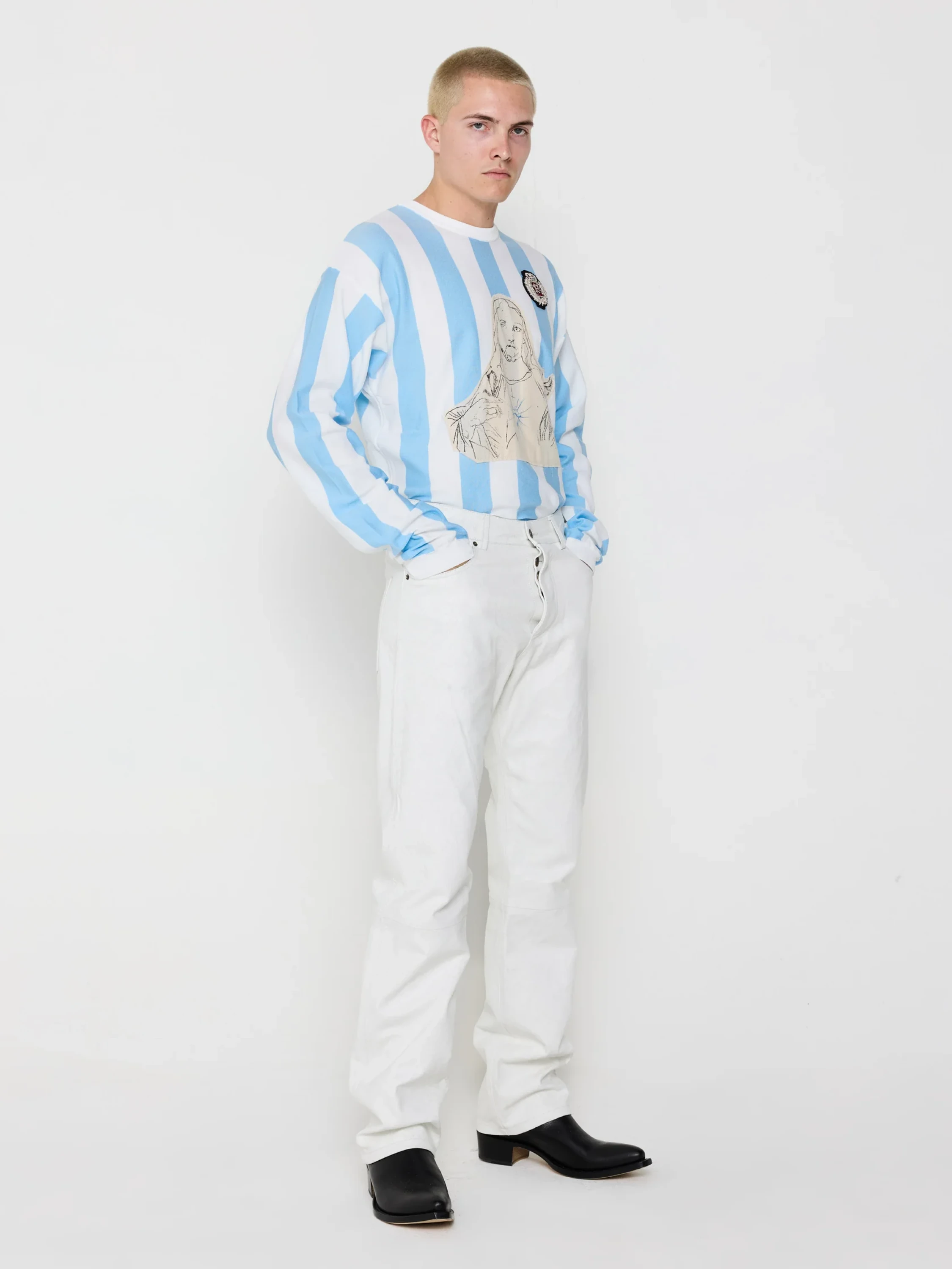 Свитшот 424 Soccer Sweater Tecnical Yarn Cream