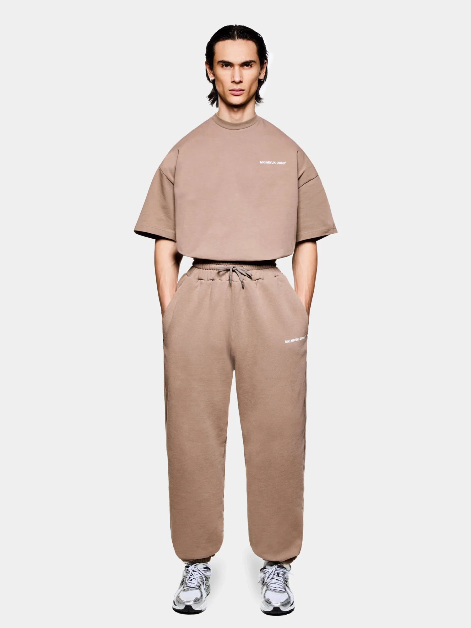 Брюки MKI MIYUKI ZOKU Uniform Joggers Mushroom