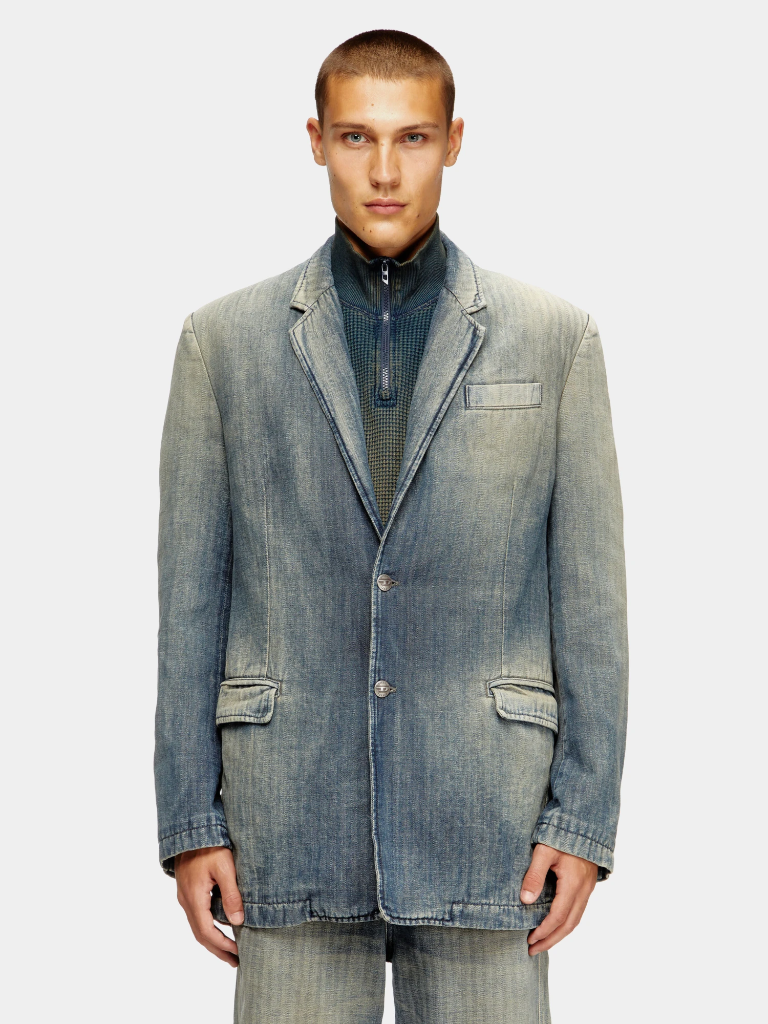 Блейзер Diesel D-Reger-D Denim Grey/Blue