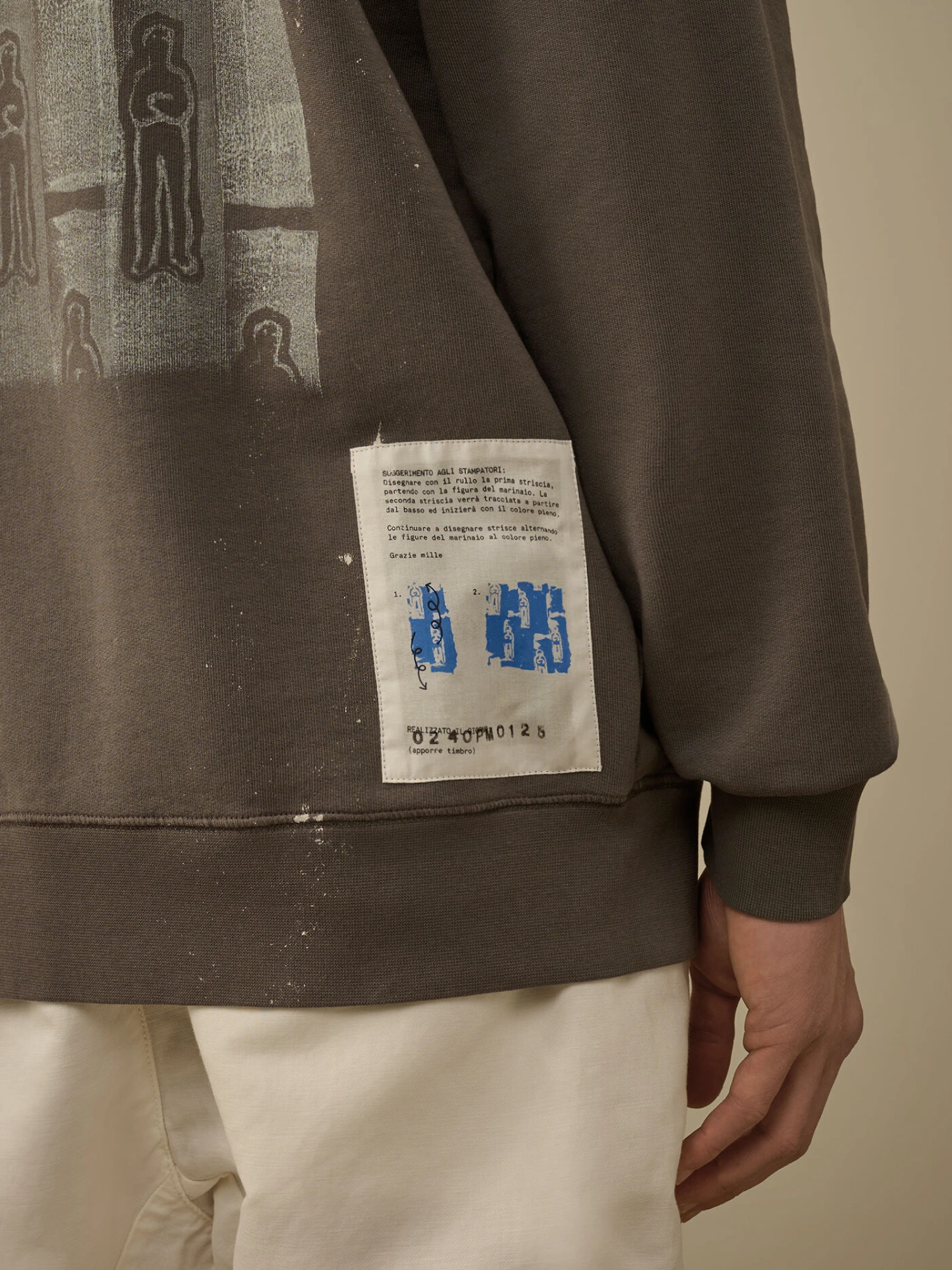 Худи C.P. Company Cotton Fleece Hooded Smoked Pearl Grey