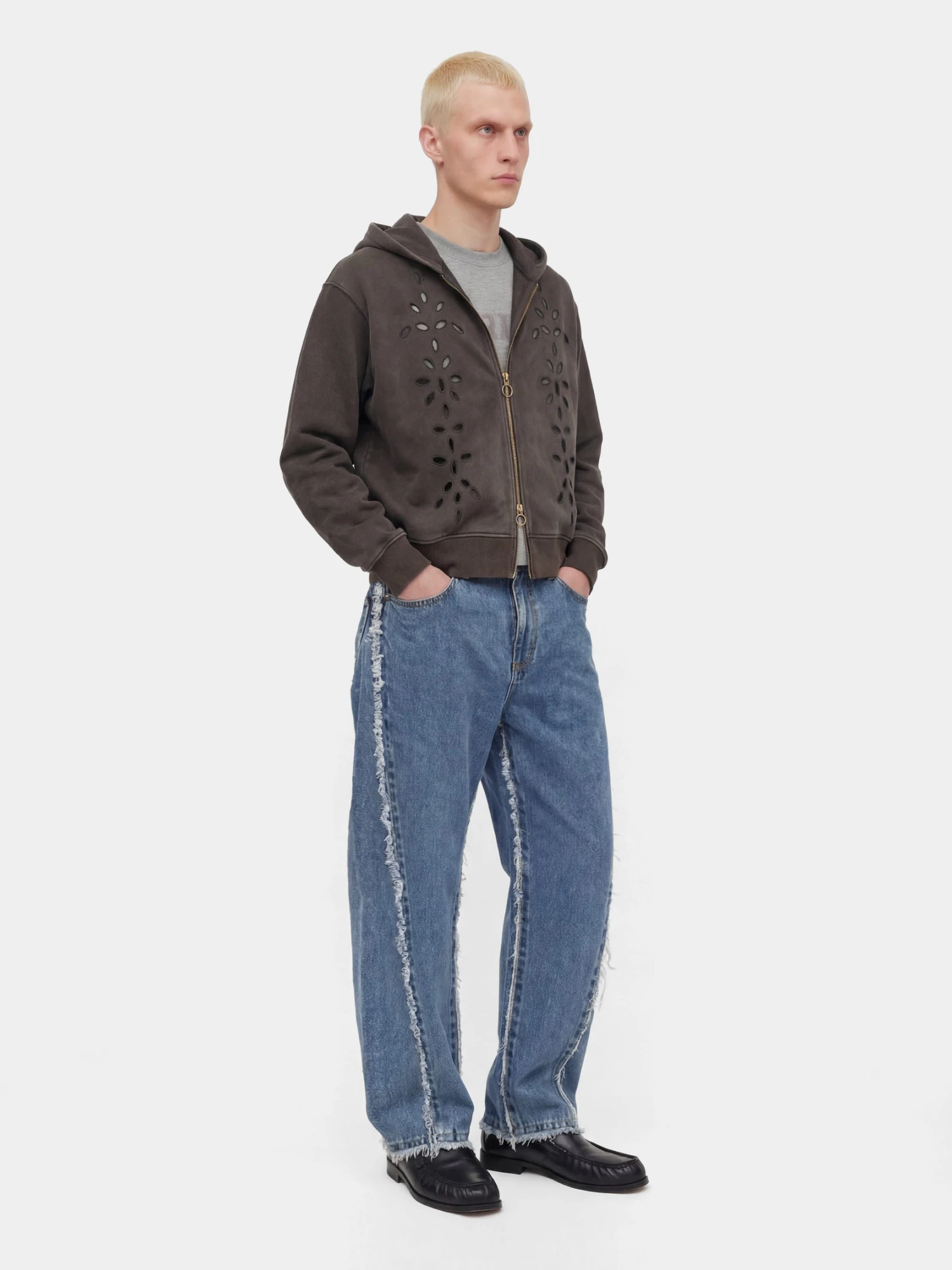 Джинсы lorenz Nico Fringe Washed Blue