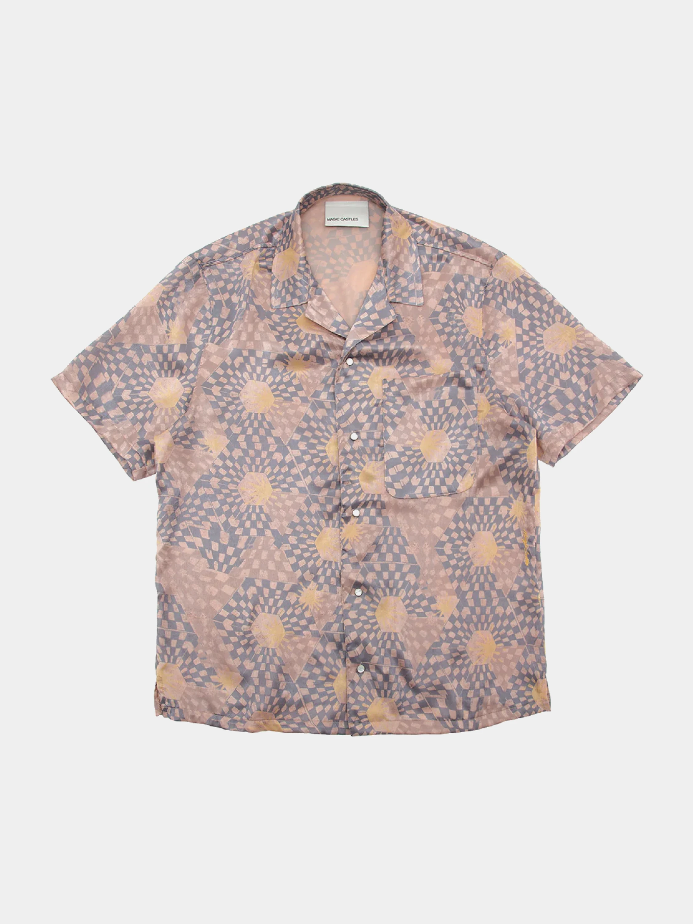 Рубашка ACMH SS Wave Warped Honeycomb Print