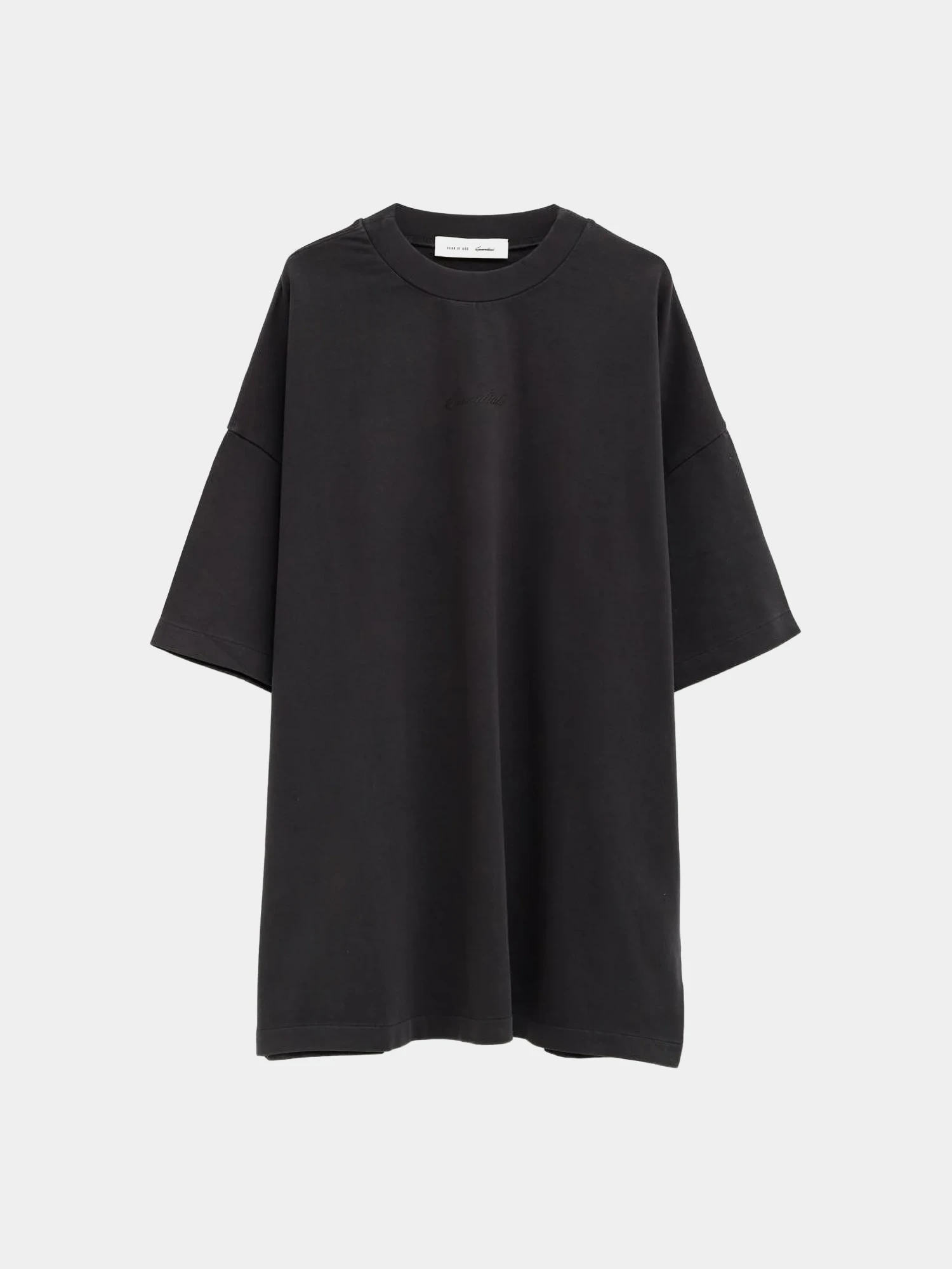 Футболка Fear of God ESSENTIALS Signature 90'S Faded Black