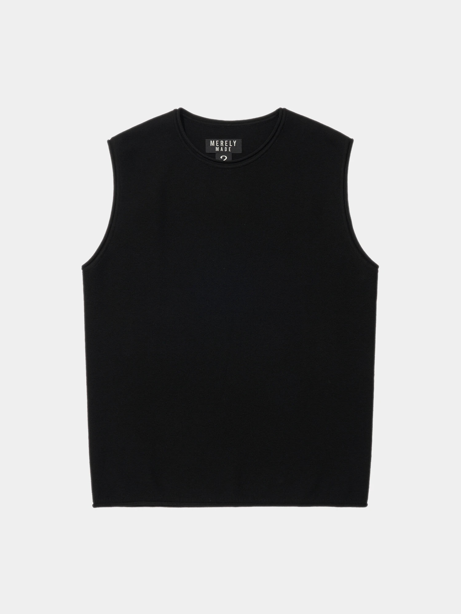 Майка MERELY MADE Premium Wide Shoulder Sleeveless Asphalt Black