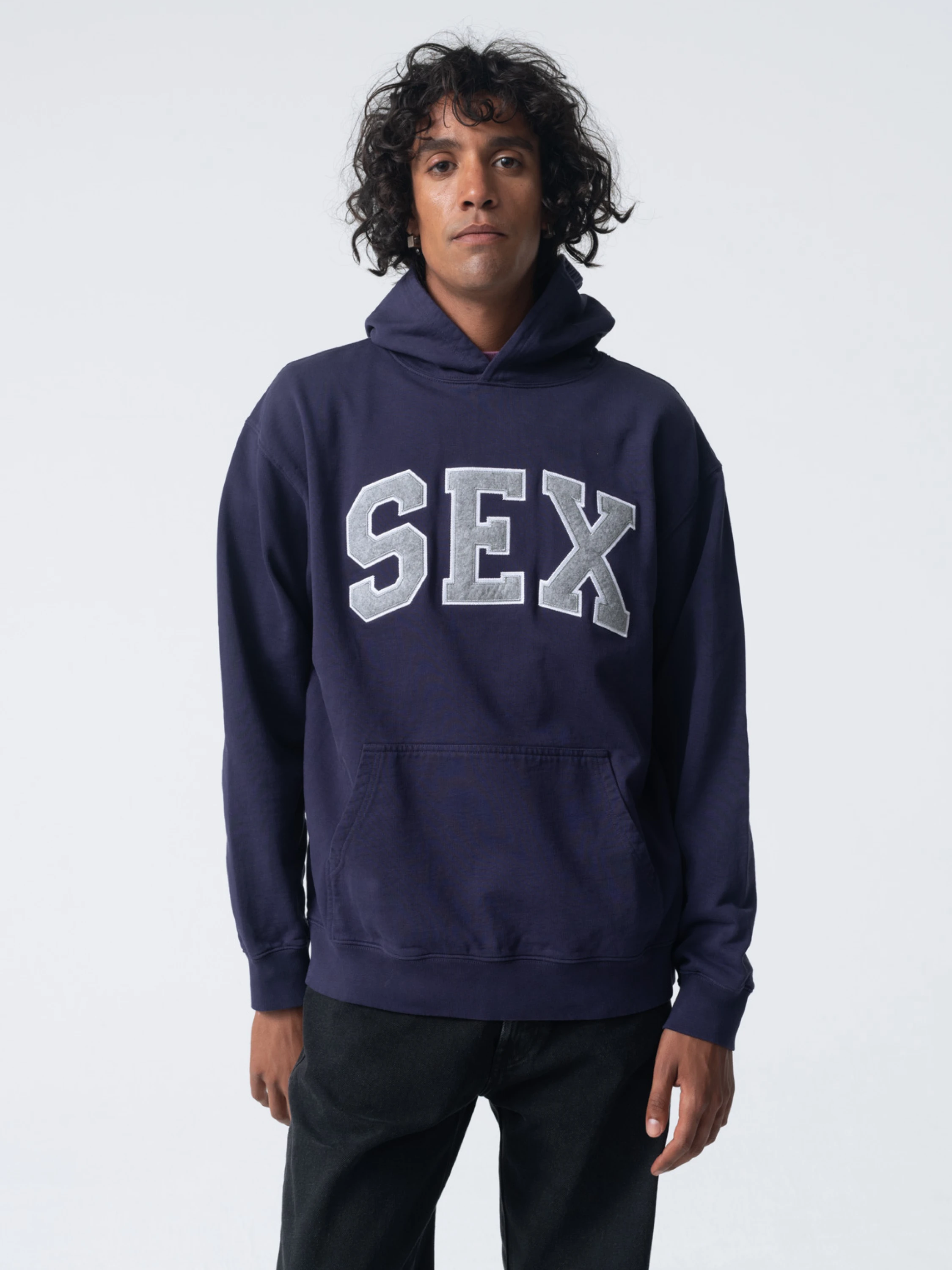 Худи Carne Bollente SEX Hoodie Navy Blue