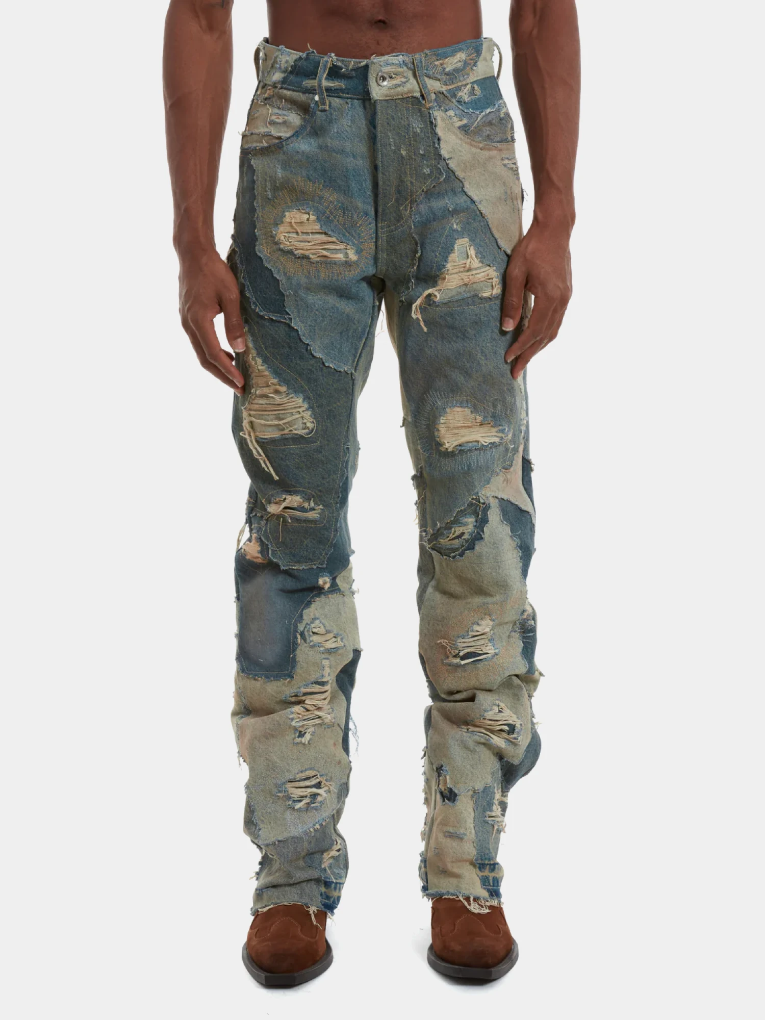 Джинсы WHO DECIDES WAR Unearthed Denim