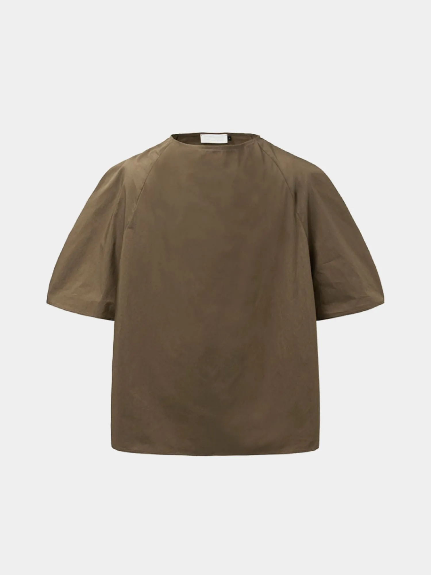 Топ AMOMENTO Raglan Cowl Neck Brown