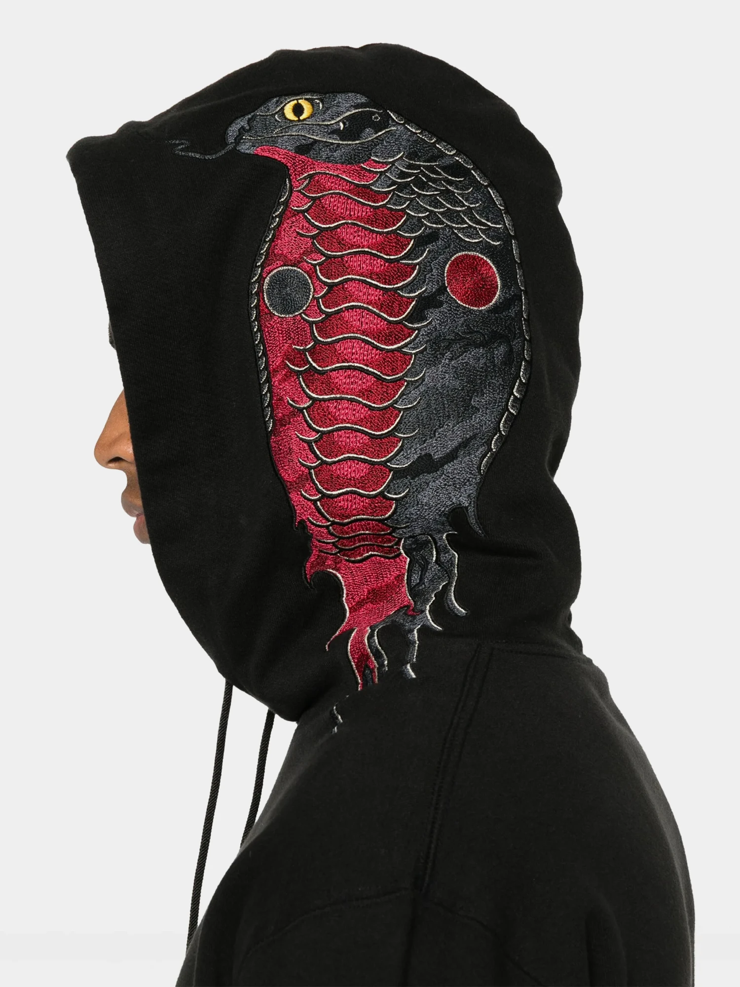 Худи MAHARISHI 6010 Cobra Organic Hooded Sweat Black
