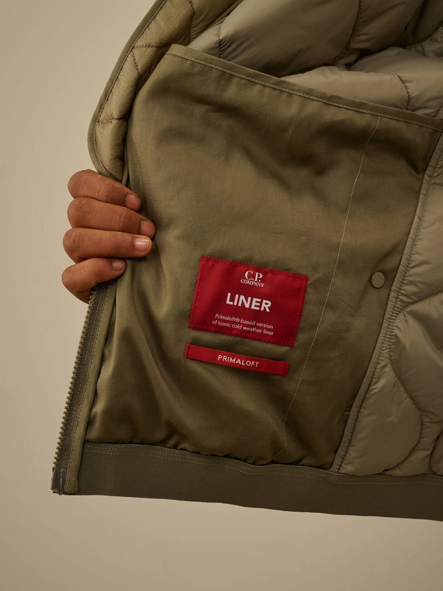 Стеганая куртка C.P. Company Liner Bomber Padded Fallen Rock