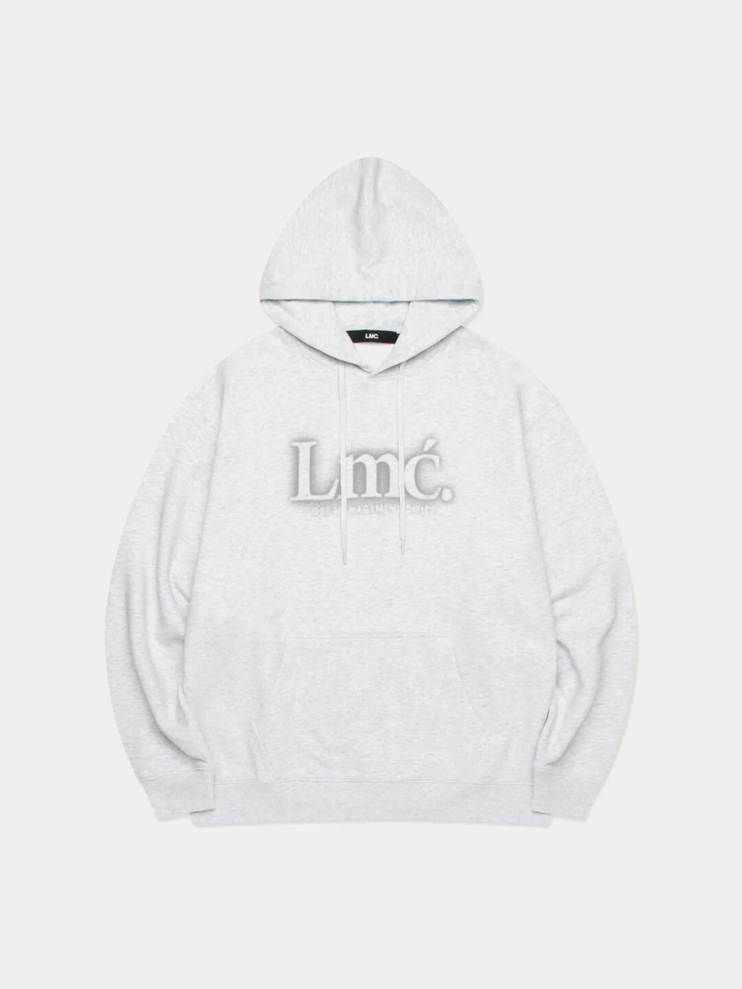 Худи LMC Blur Serif Hoodie Light Heather Grey
