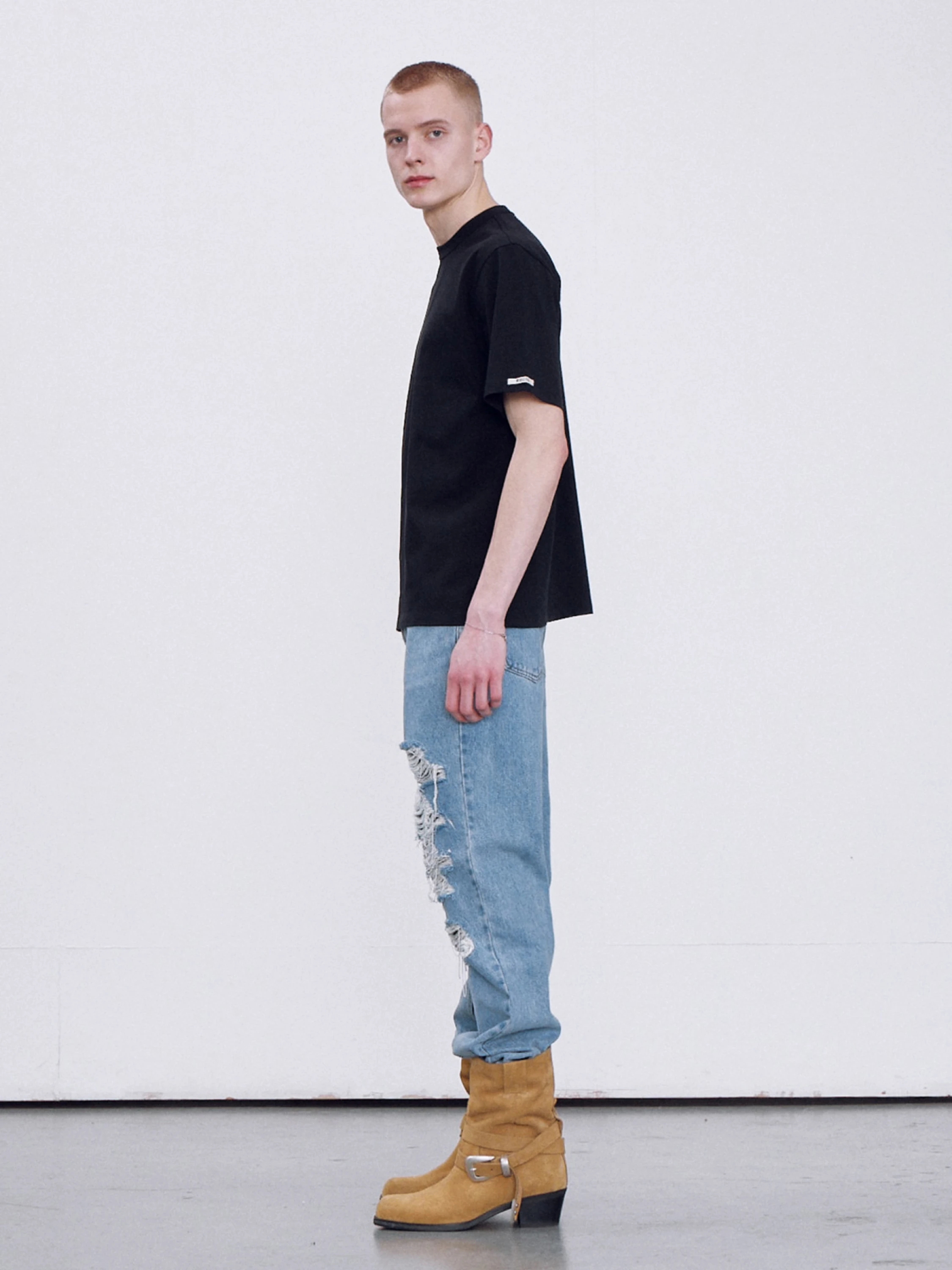 Футболка Recto RC Logo Jacquard Patch T-shirt Black