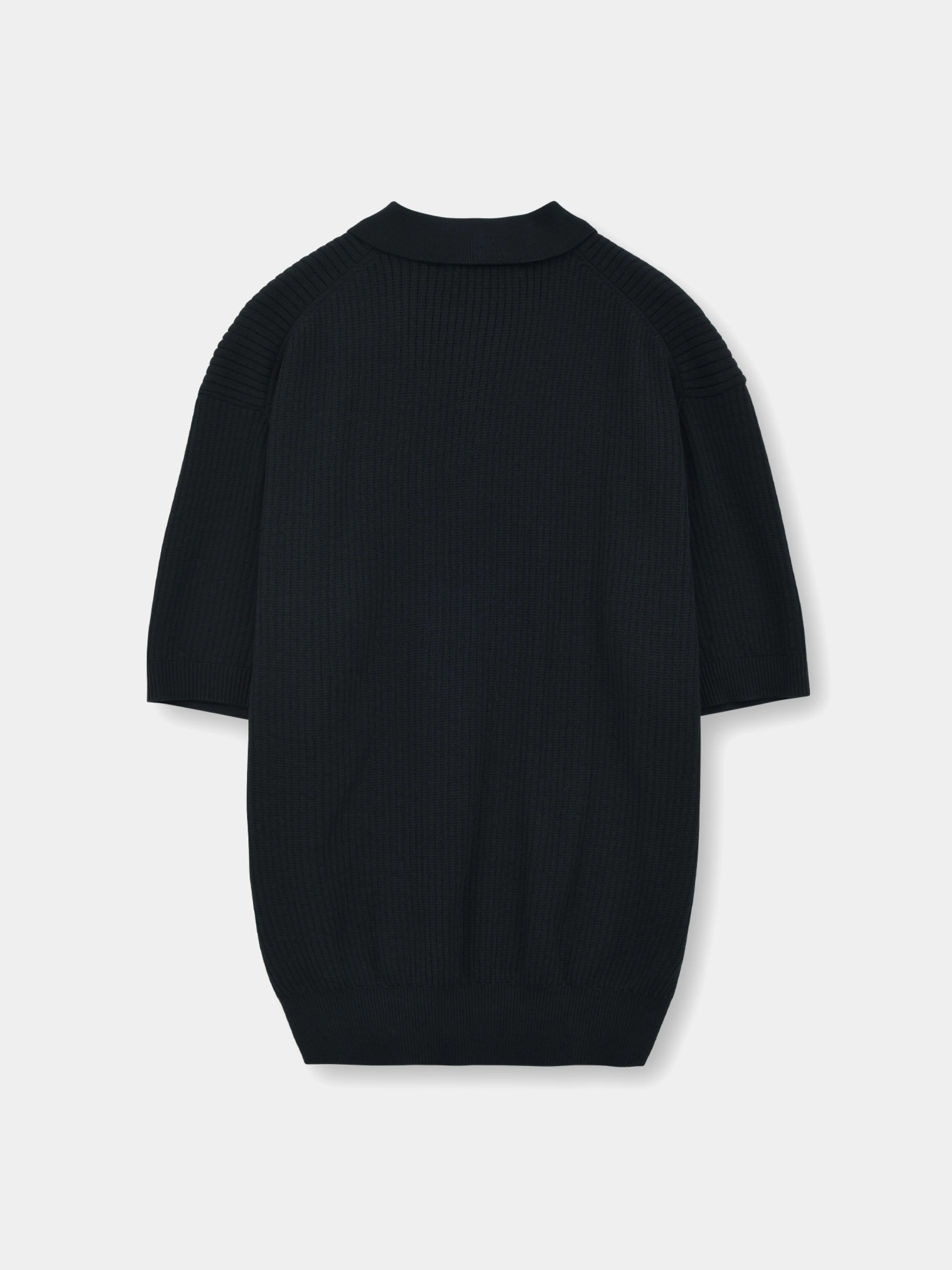 Поло BROWNYARD Knit Polo Shirt Black