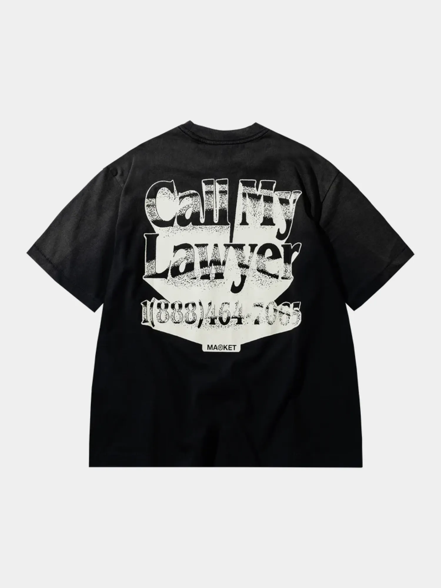 Футболка MARKET CALL MY LAWYER 3D T-SHIRT Black