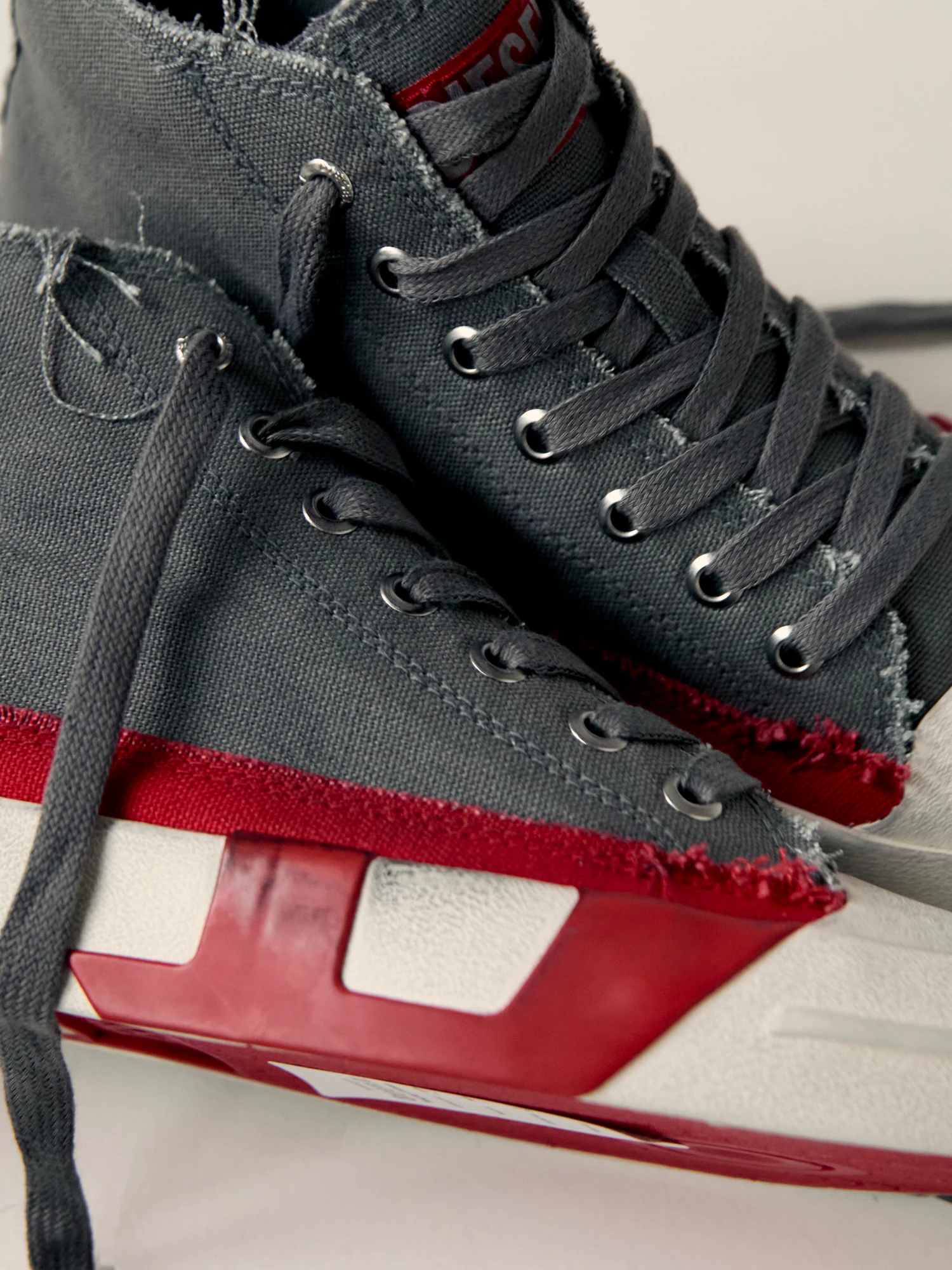 Кеды Diesel S-D-Verse Mid Grey/Red