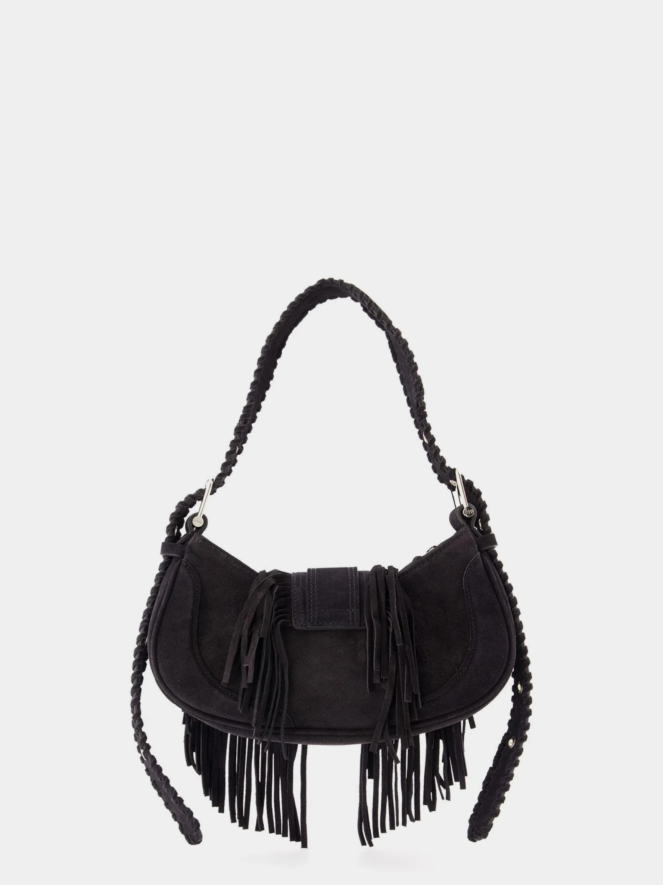 Сумка OSOI Hobo Brocle Fringe Black