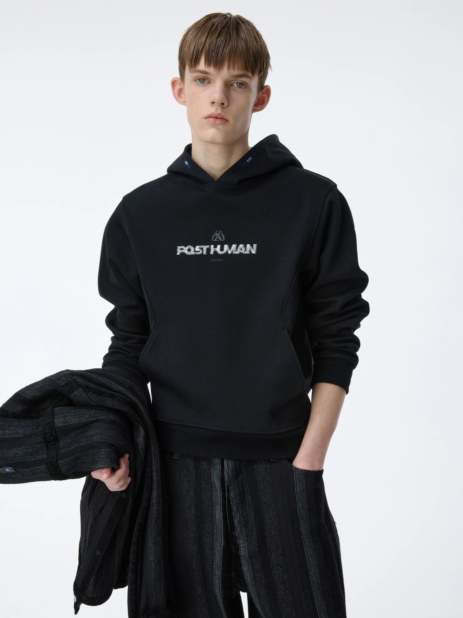 Худи ADERERROR Post Human Hoodie Product. 26 Black