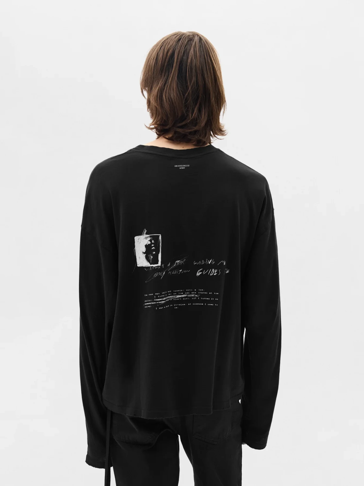 Лонгслив Ann Demeulemeester Emil Are You Dreaming Black