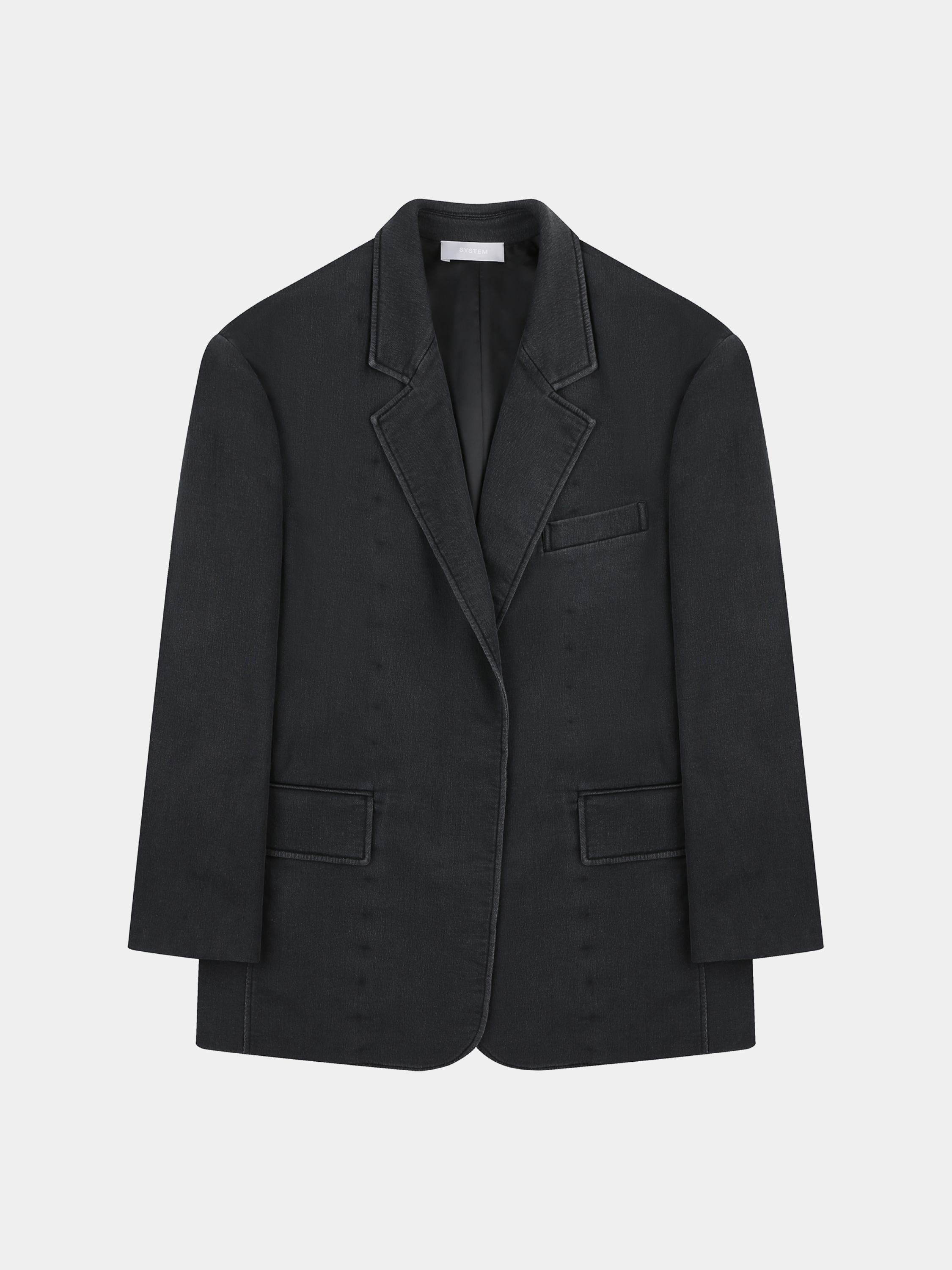Женский пиджак System Oversize Open Charcoal Grey