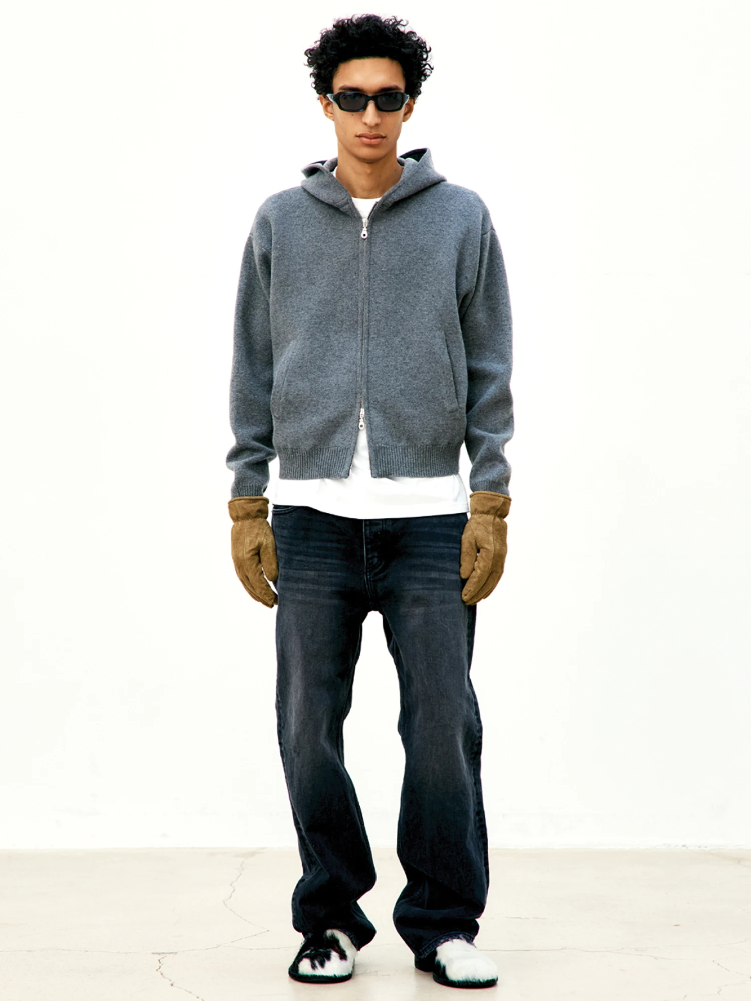 Джинсы COOR Canton Fly Straight Denim Washed Black