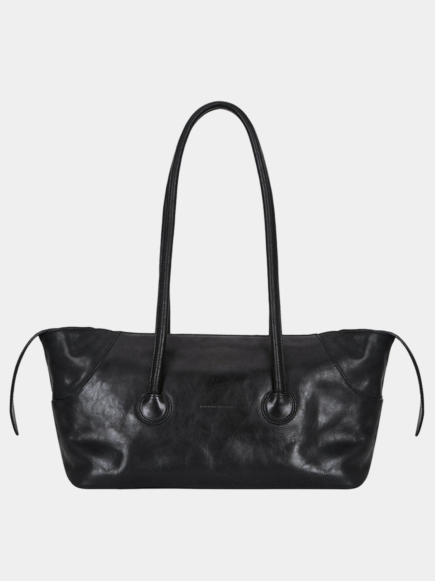Женская сумка MARGESHERWOOD Boat Shopper Large Black Pull-Up