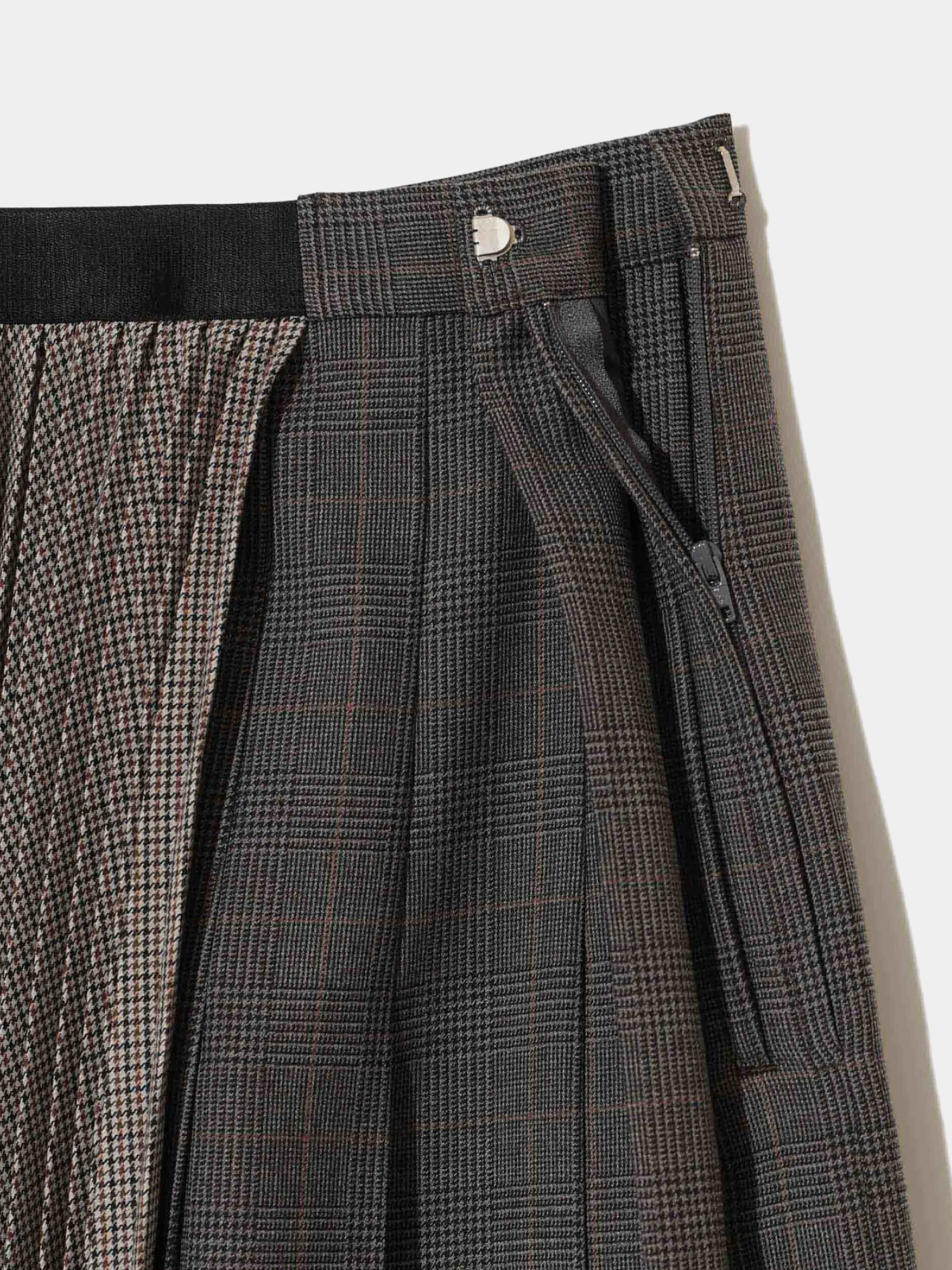 Женская юбка UNDERCOVER Pleated Grey Beige