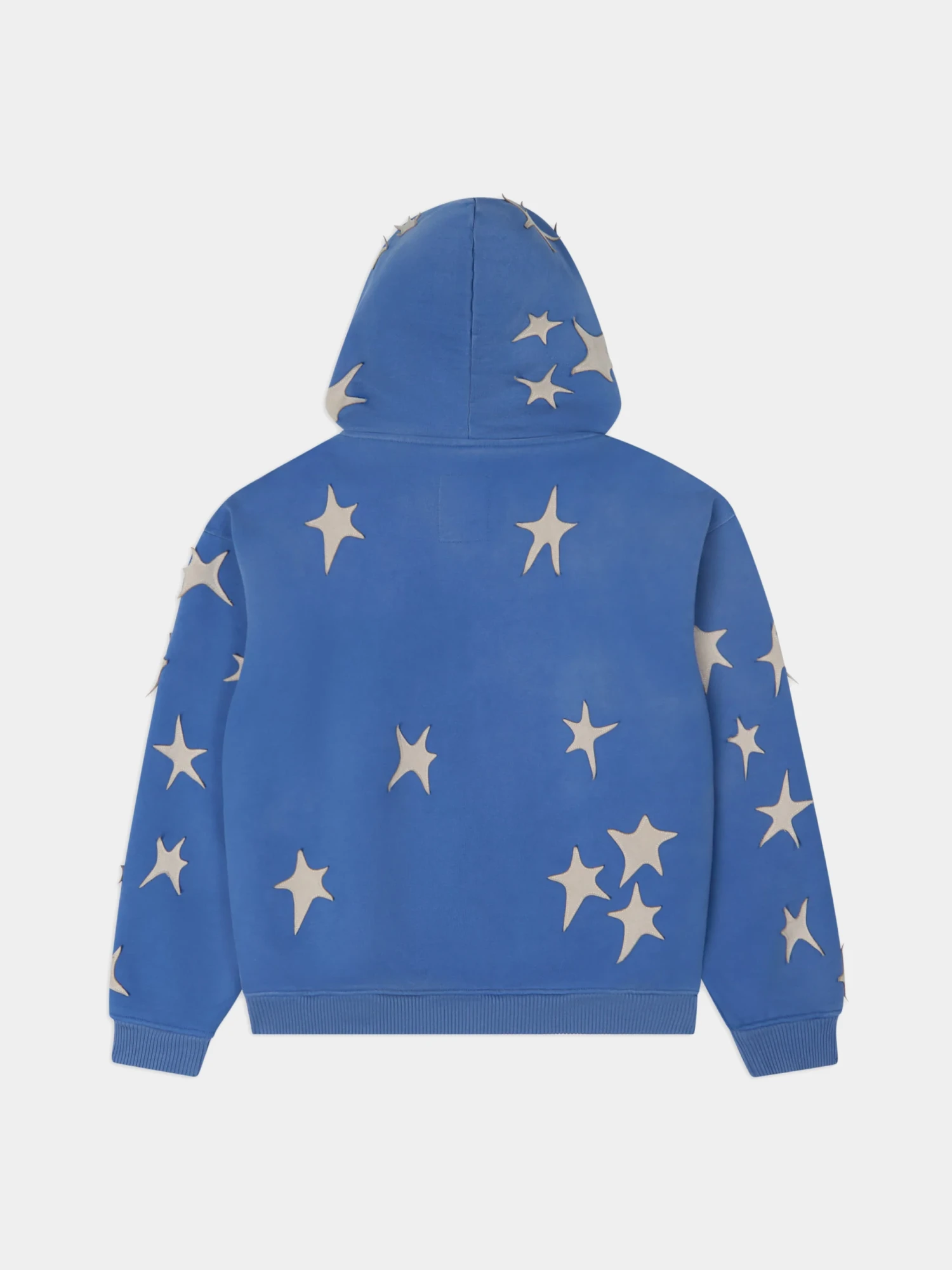 Зип-худи KidSuper Stars Patchwork Washed Blue