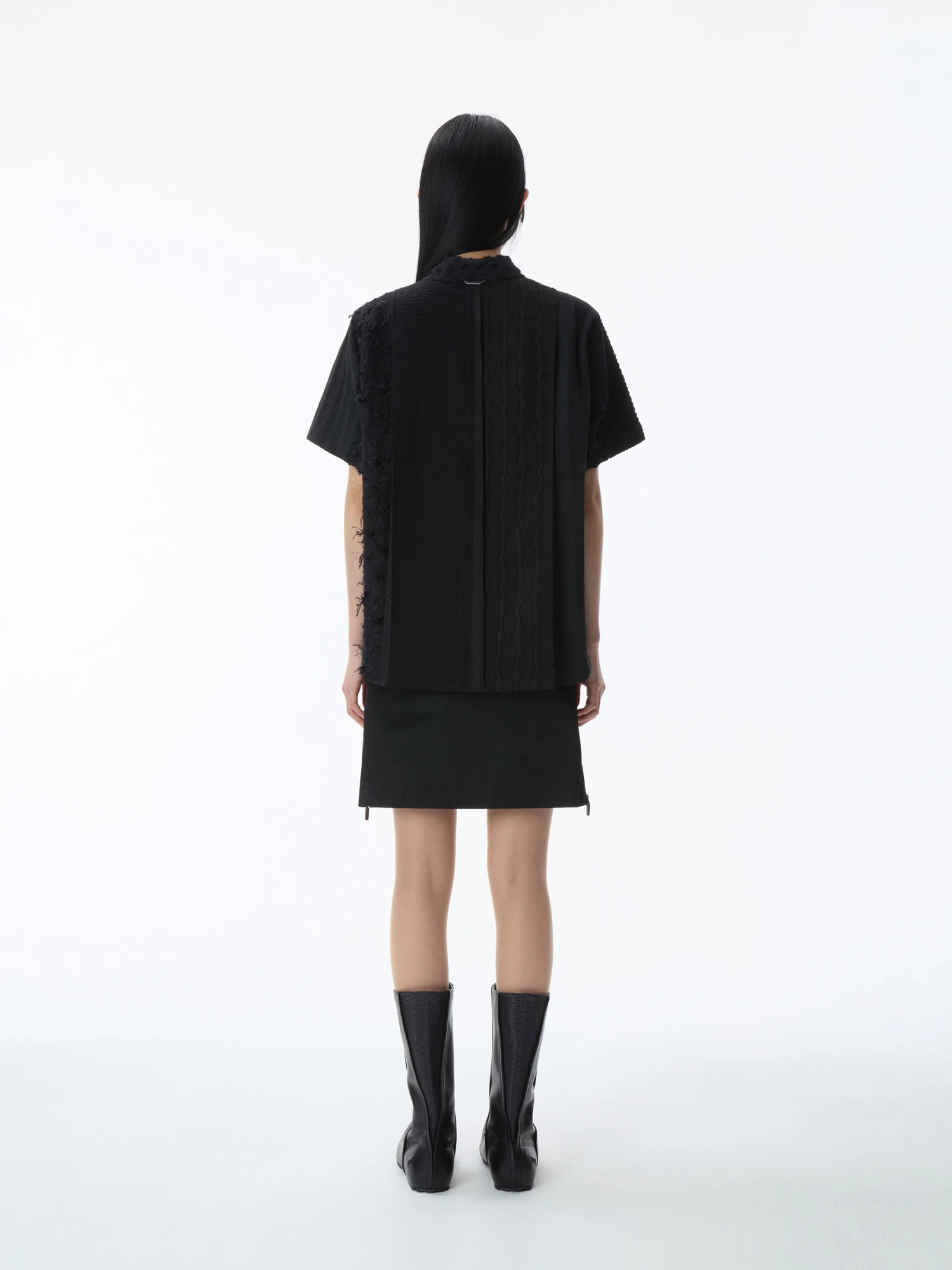 Рубашка ADERERROR Half Sleeve Product. 36 Black