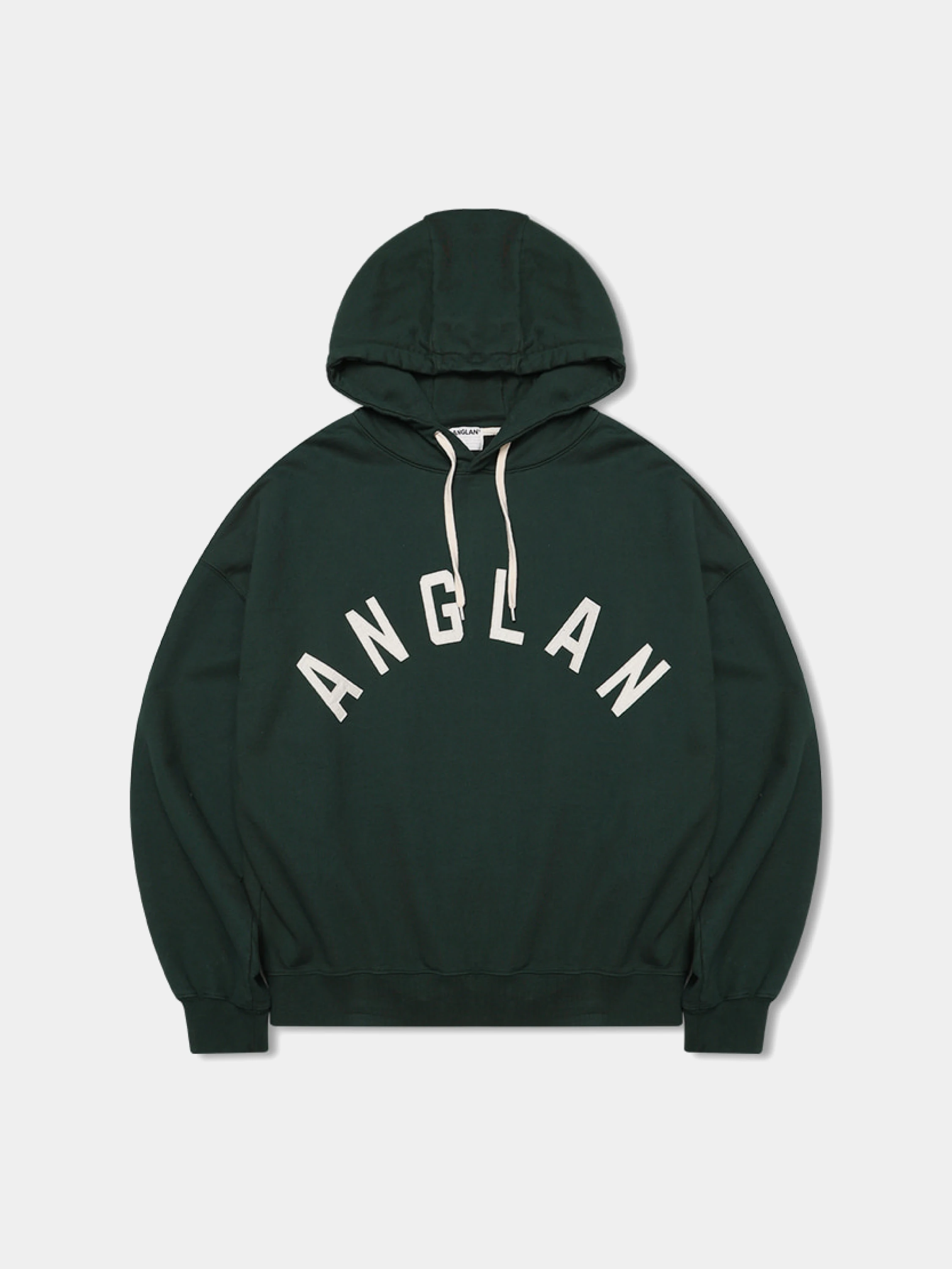 Худи ANGLAN Applique Heavy Sweat Hoodie Green
