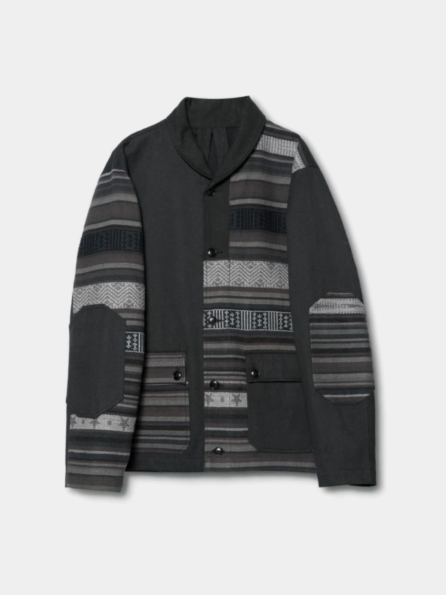 Куртка MAHARISHI 7142 Upcycled Shawl Chore Black