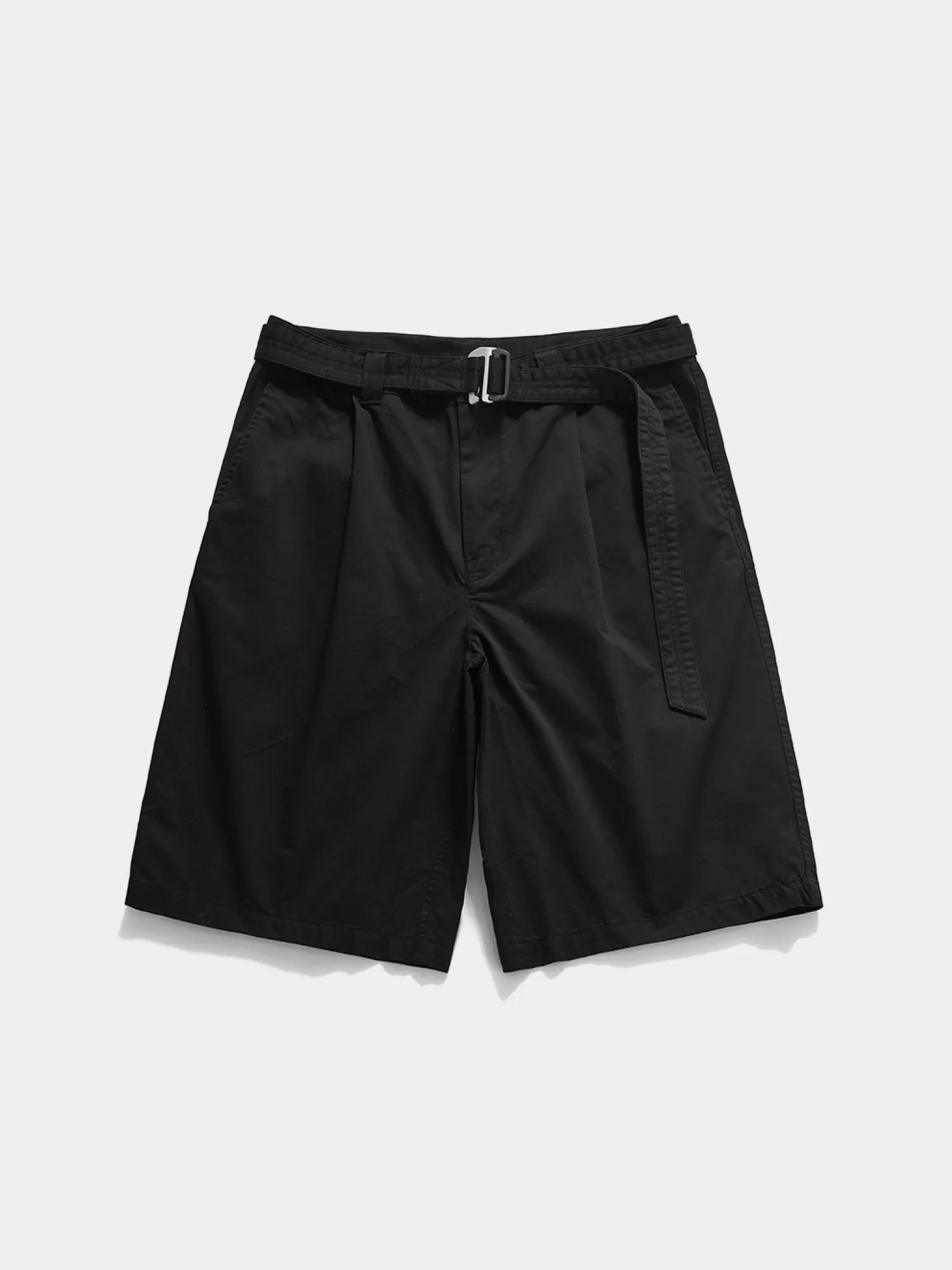 Шорты UNAFFECTED Belted One Tuck Black