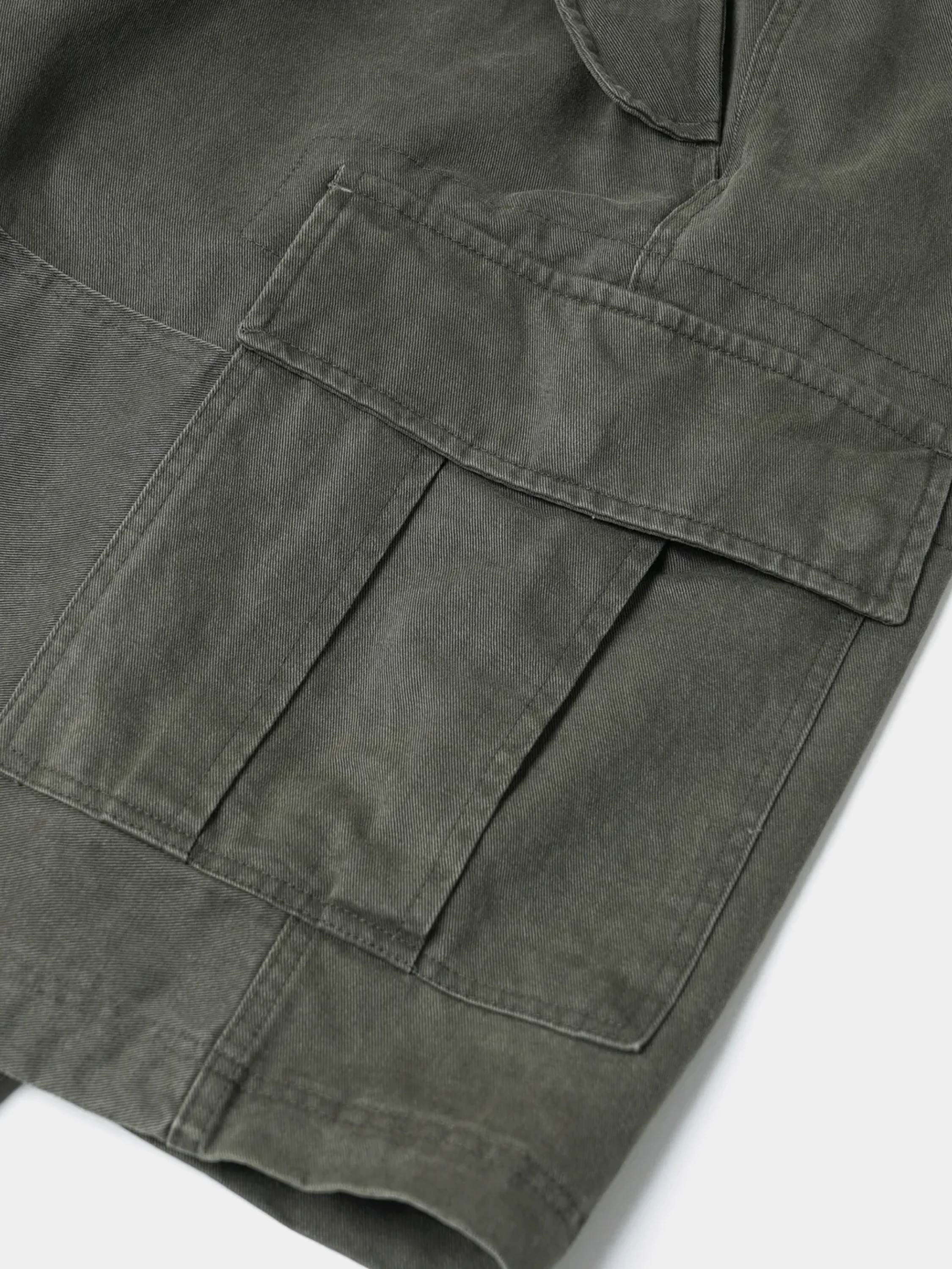 Шорты FrizmWORKS Faded Cotton Cargo Olive
