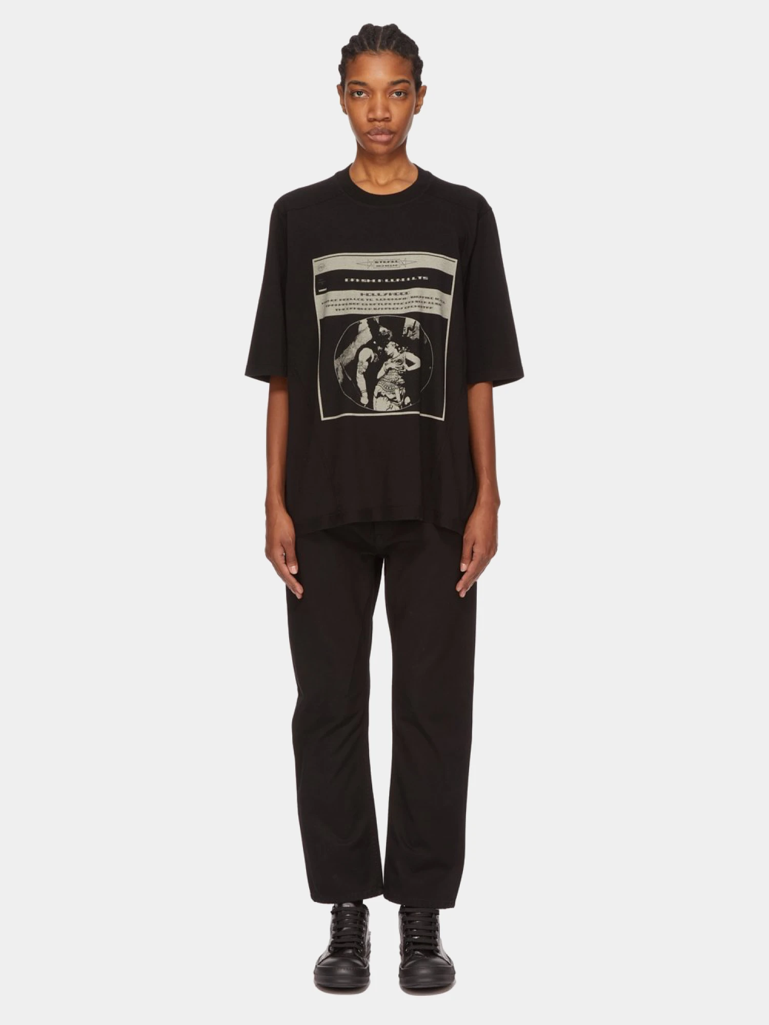Футболка RICK OWENS DRKSHDW Walrus Black/Pearl