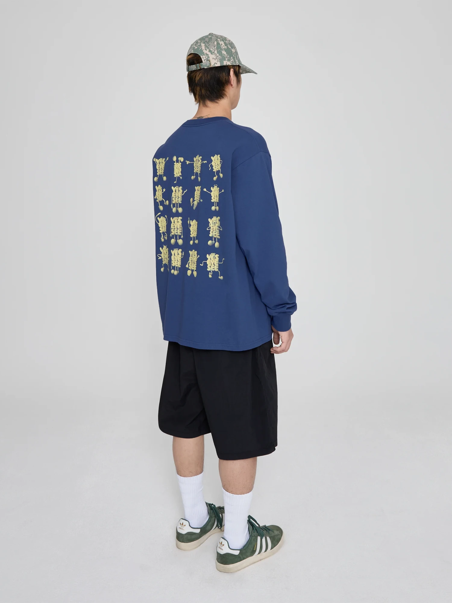 Лонгслив YESEYESEE A Logo L/S Cobalt Blue