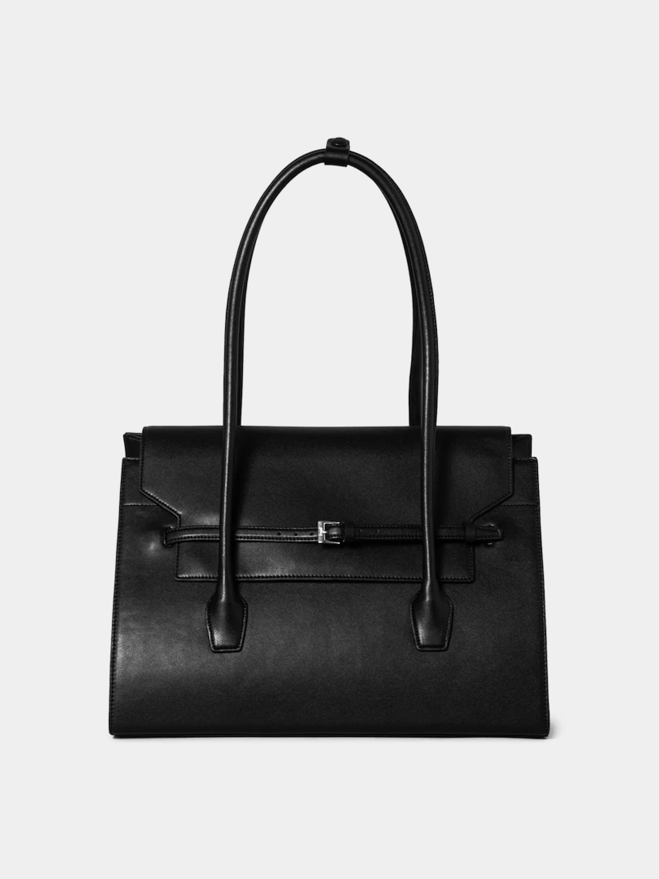 Сумка JUUN.J Classic Leather Shoulder Bag Black