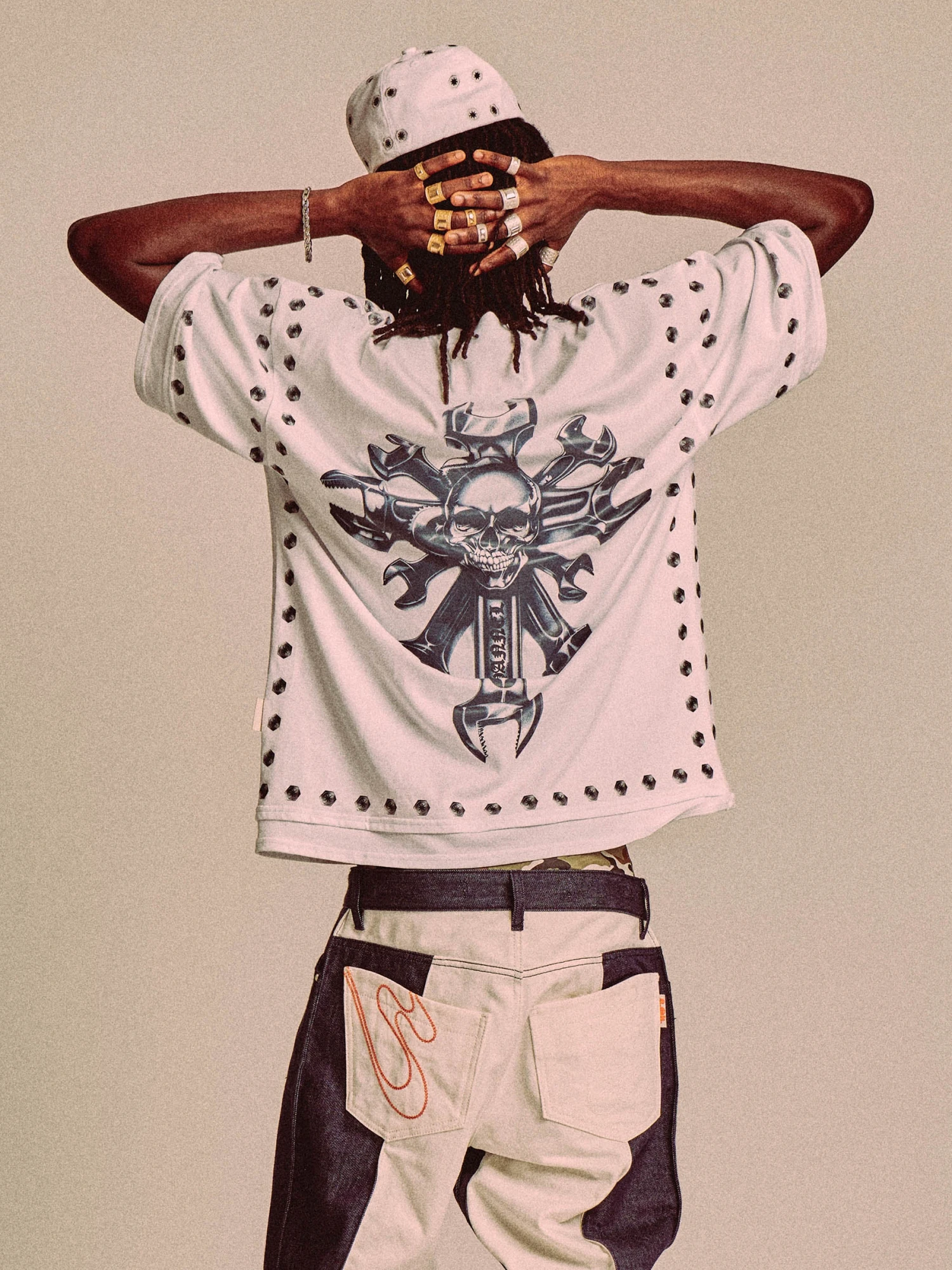 Футболка PDF Bullons Tee Bis Wrench White