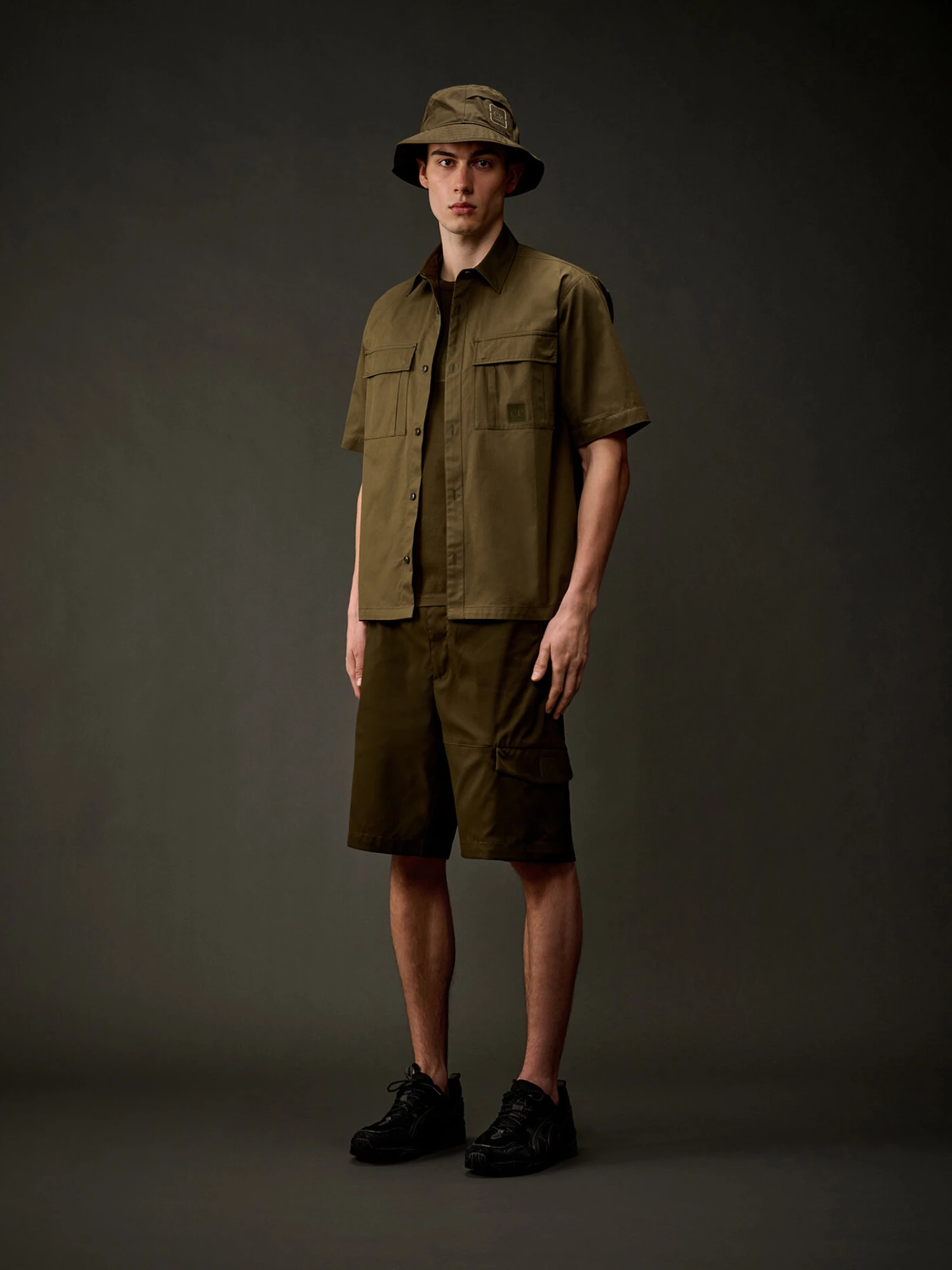 Рубашка C.P. Company The Metropolis Series Gabardine Ivy Green