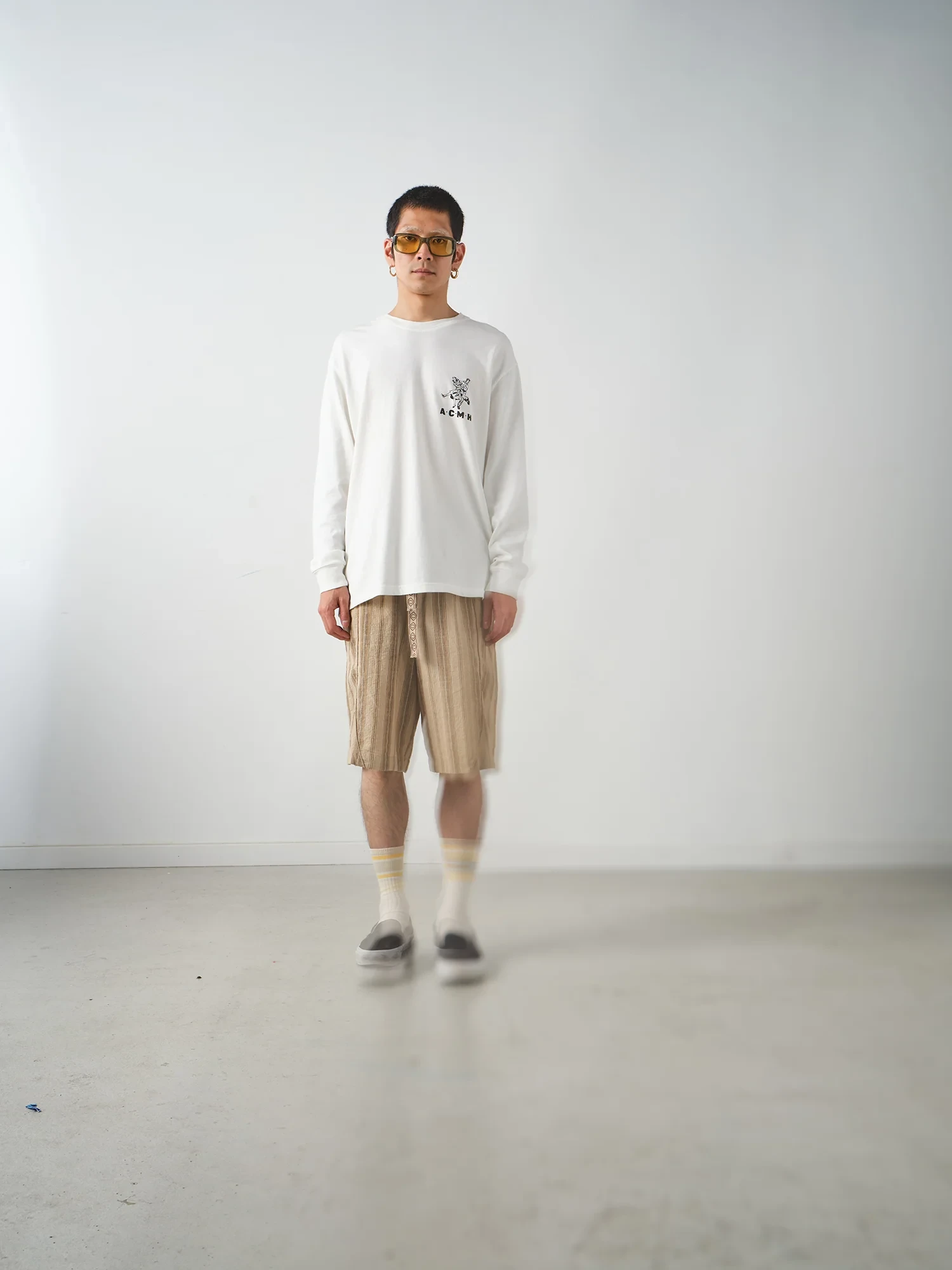 Лонгслив ACMH Dancers Only Off White