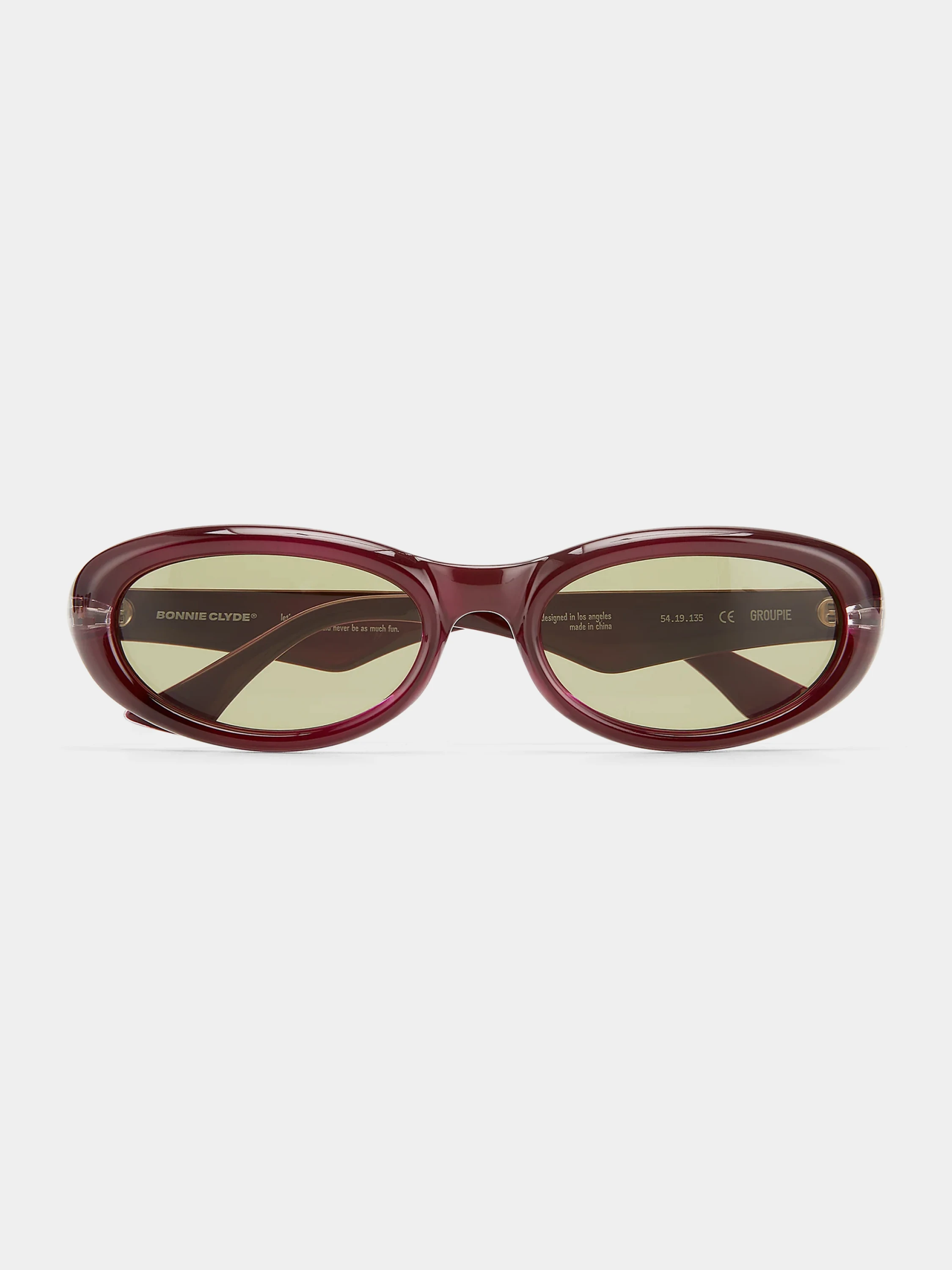 Очки Bonnie Clyde Groupie Wine & Olive Lens