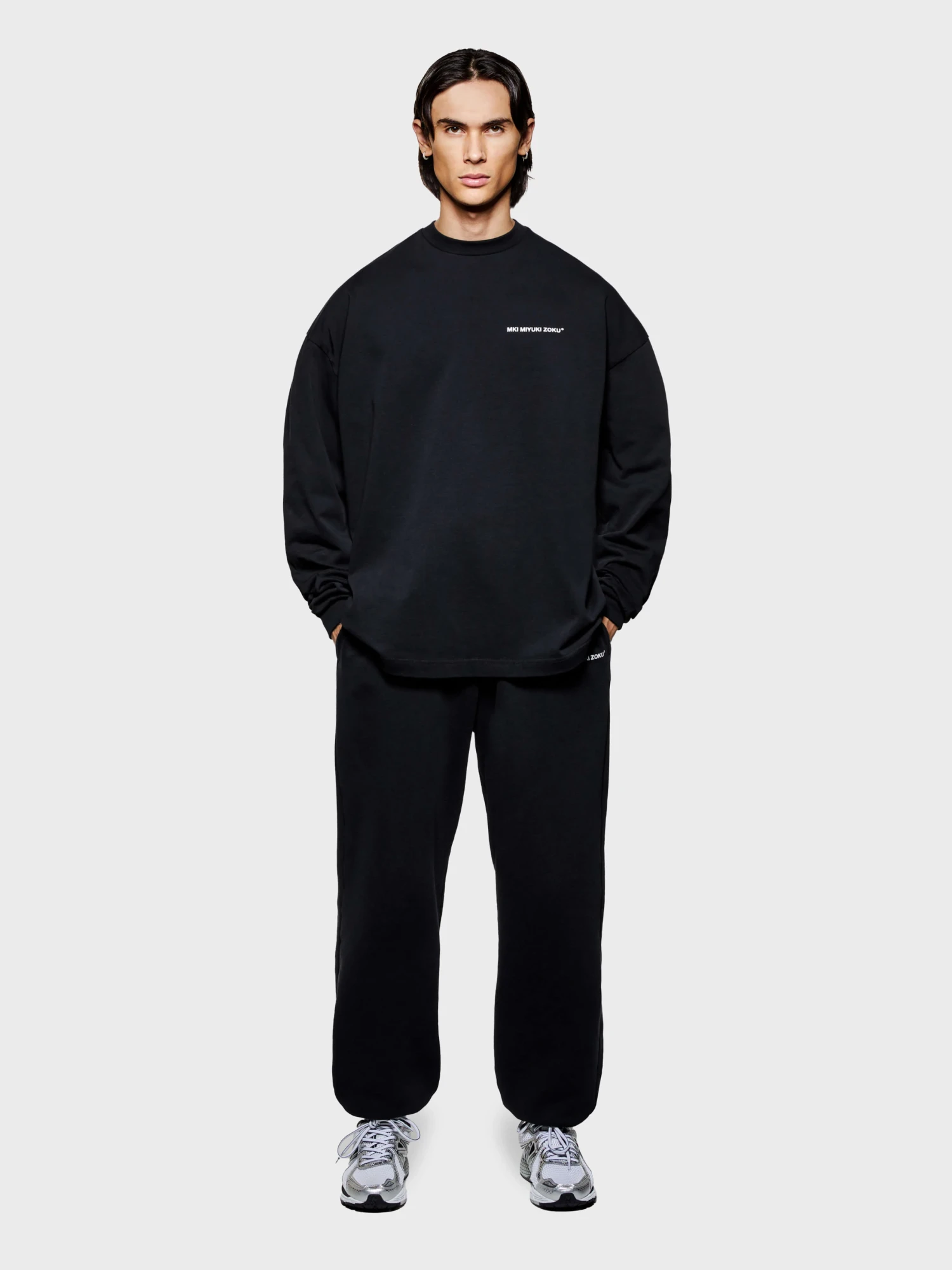 Лонгслив MKI MIYUKI ZOKU Uniform Long Sleeve Black