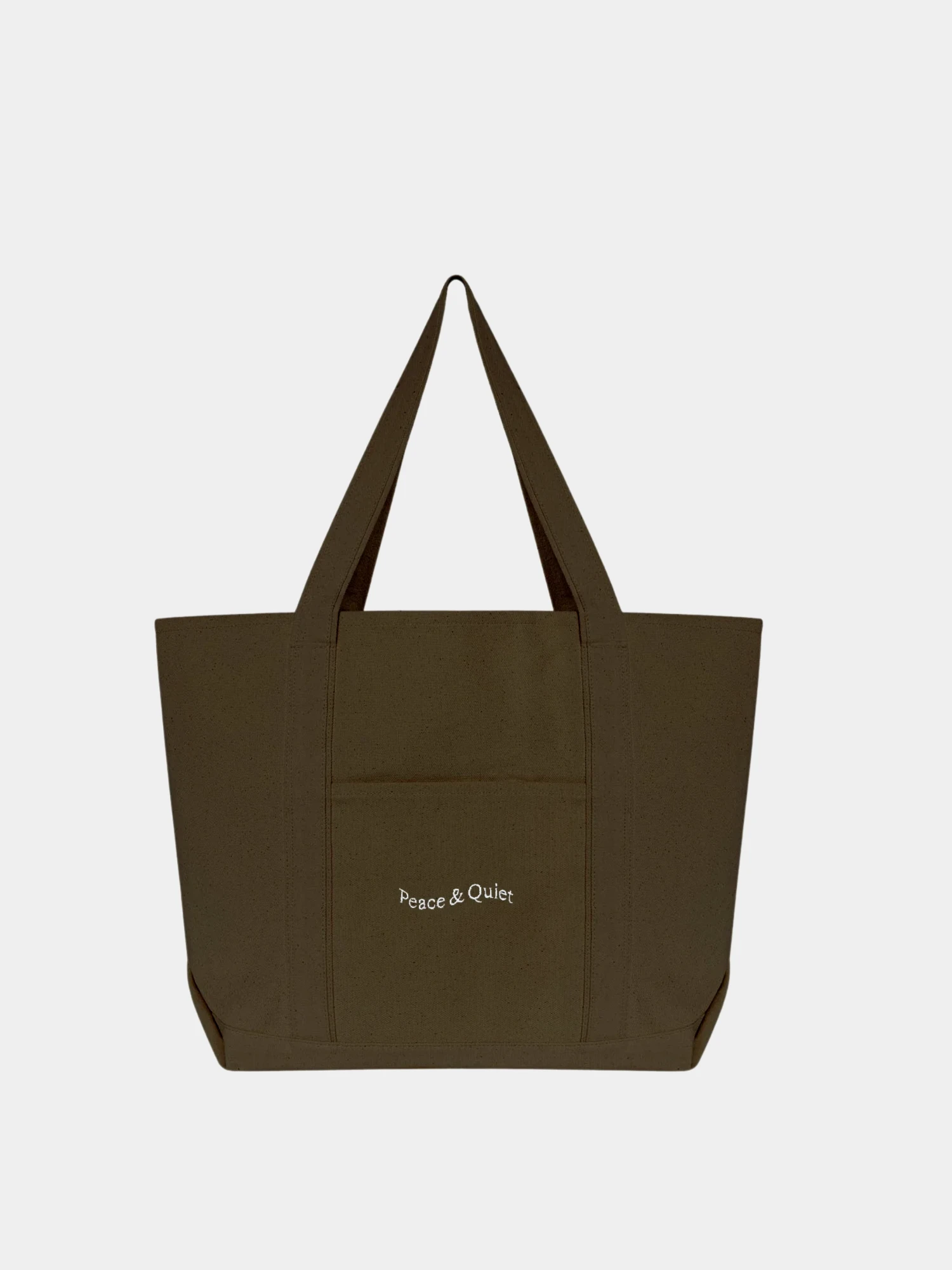 Тоут MUSEUM OF PEACE & QUIET WORDMARK BOAT TOTE Brown