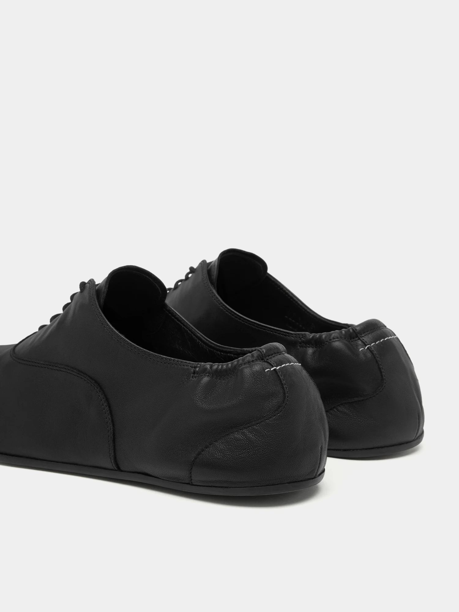 Дерби MM6 Maison Margiela Lace-Ups Black