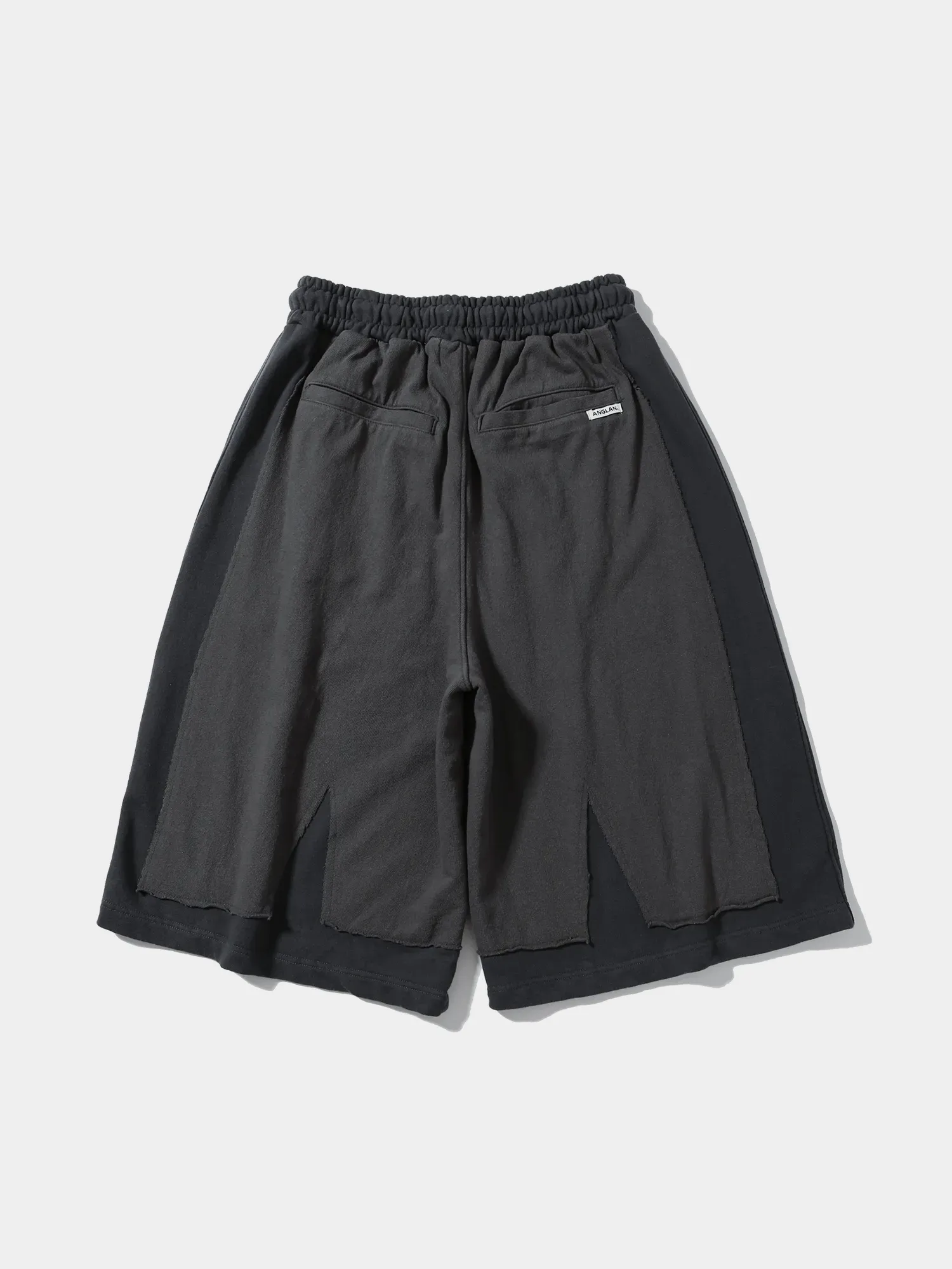 Шорты ANGLAN Open Dart Patch Sweat Half Pants Dark Grey