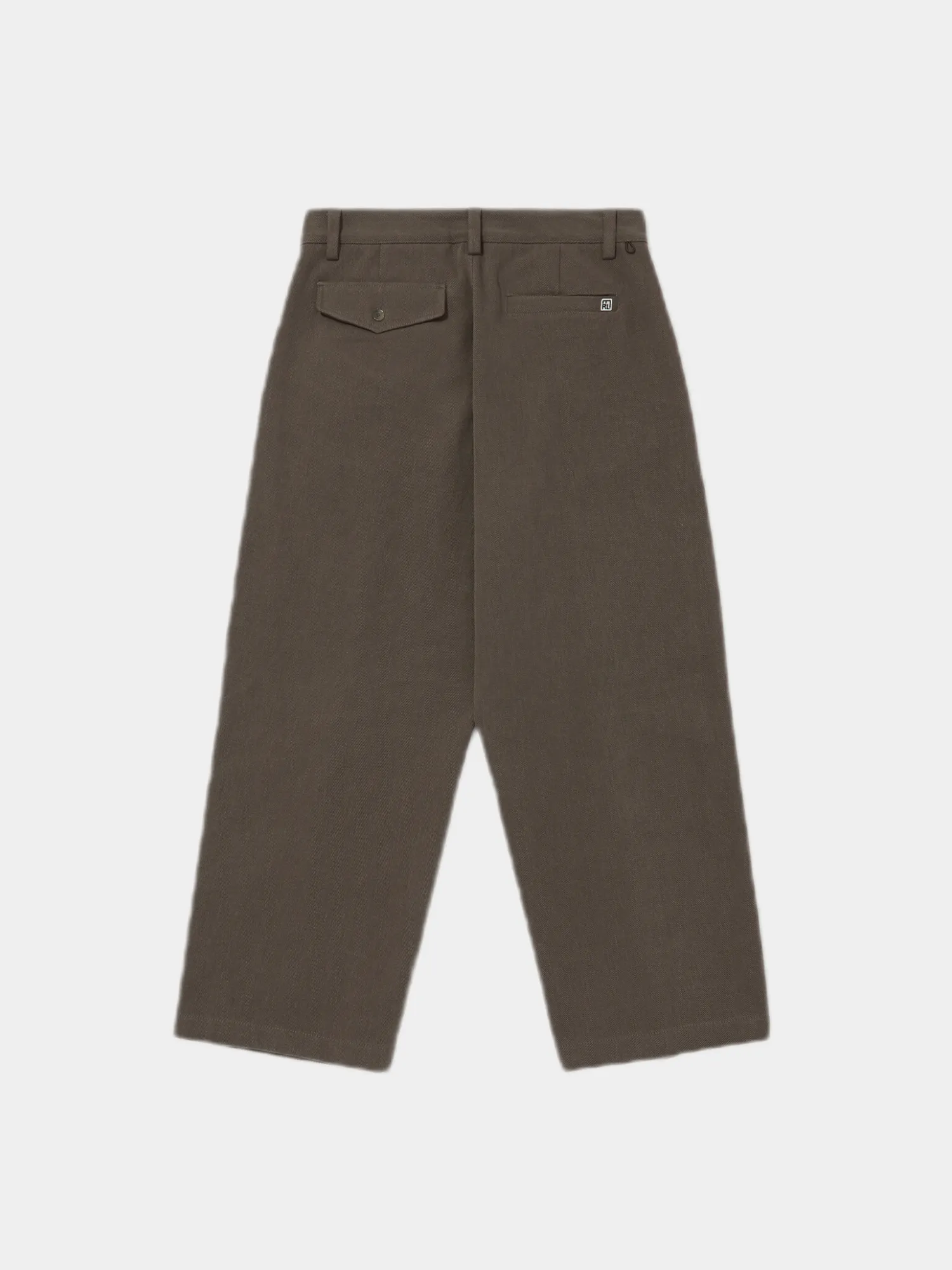 Брюки MERELY MADE Premium Dual Fabric Contrast Wide Cocoa Brown
