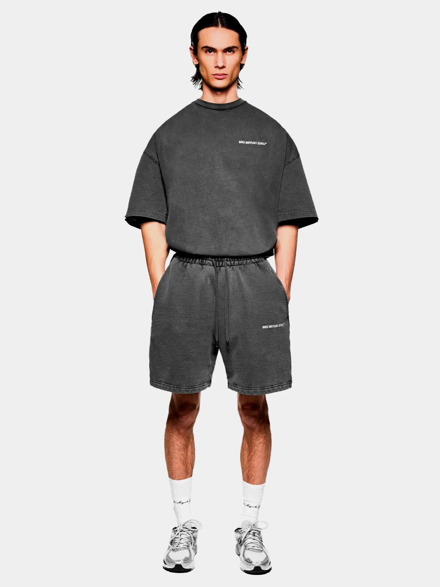 Шорты MKI MIYUKI ZOKU Uniform Shorts Pigment Black
