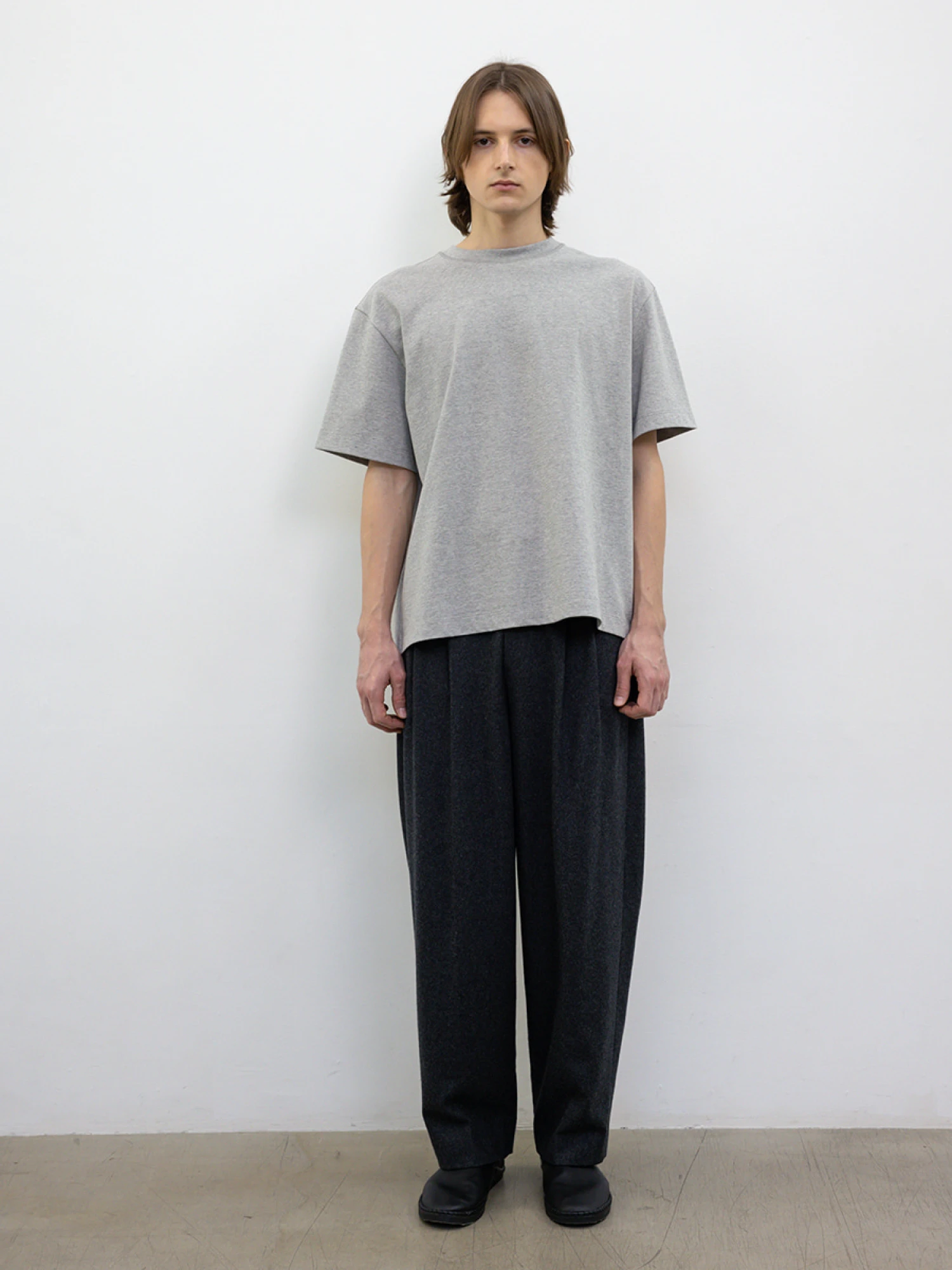 Футболка LE17SEPTEMBRE Relaxed Cotton Gray