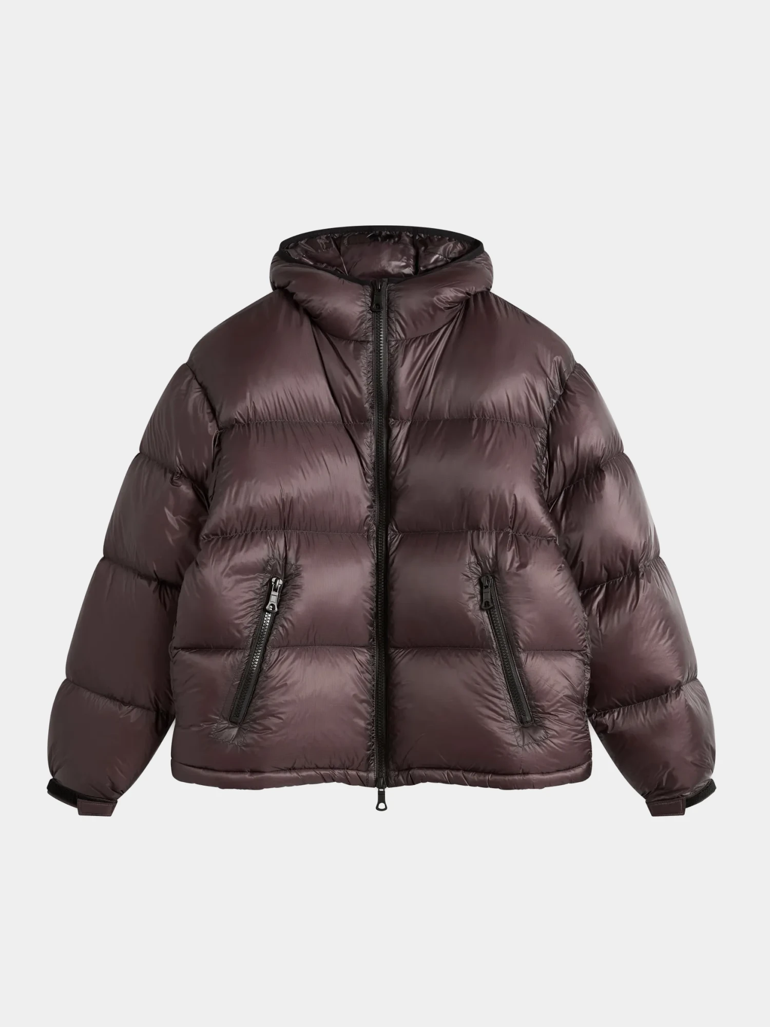 Пуховик MKI MIYUKI ZOKU Translucent Hooded Bubble Raisin