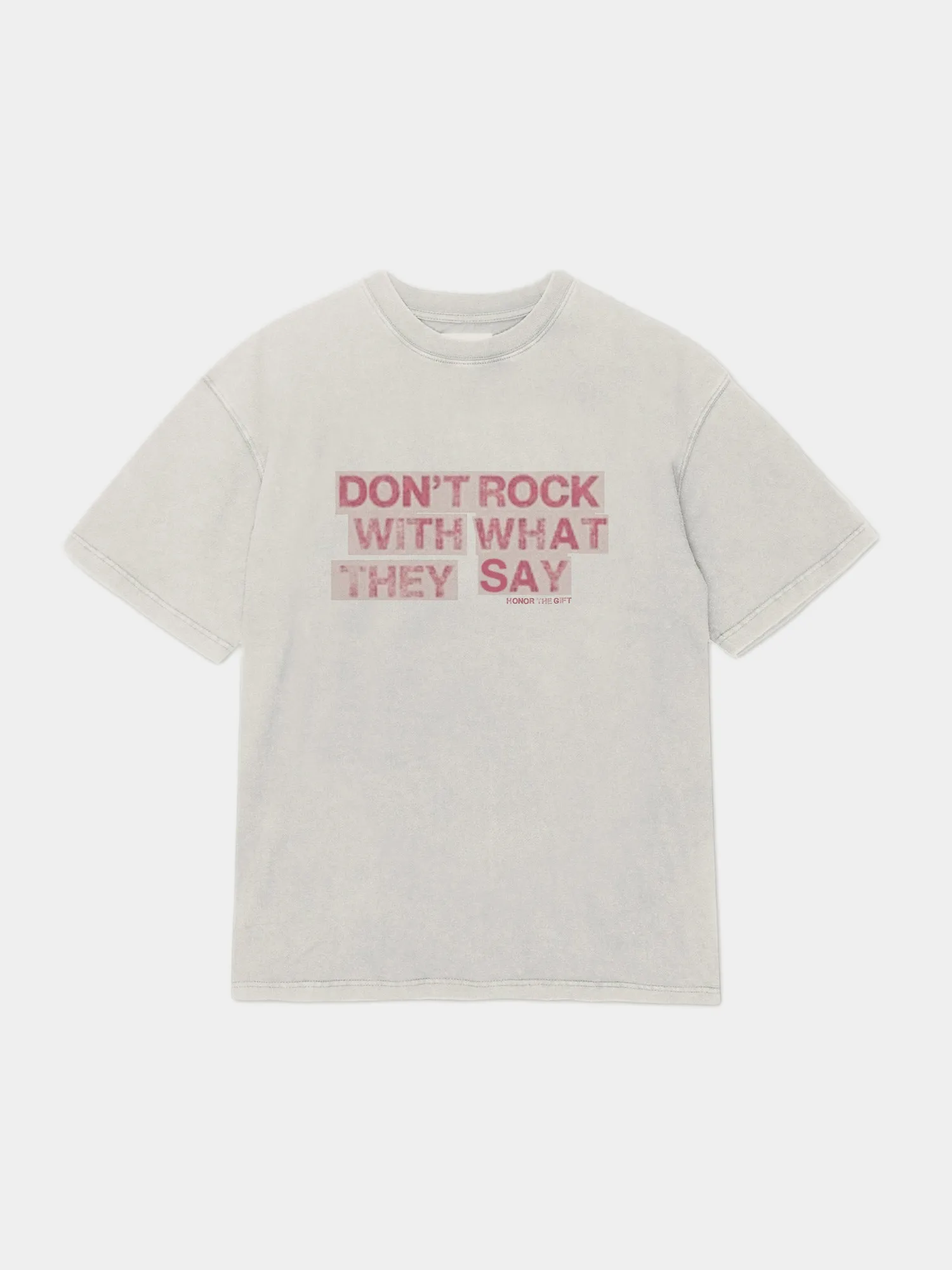 Футболка HONOR THE GIFT What They Say White